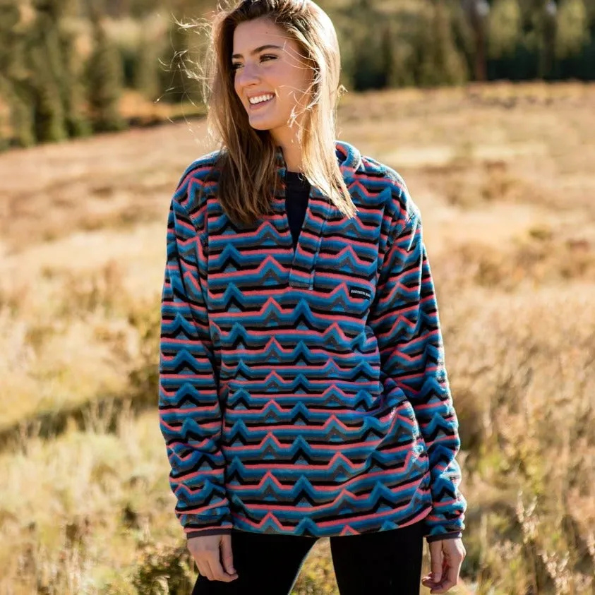 Southern Marsh 21 Moab Stripe Fleece Pullover