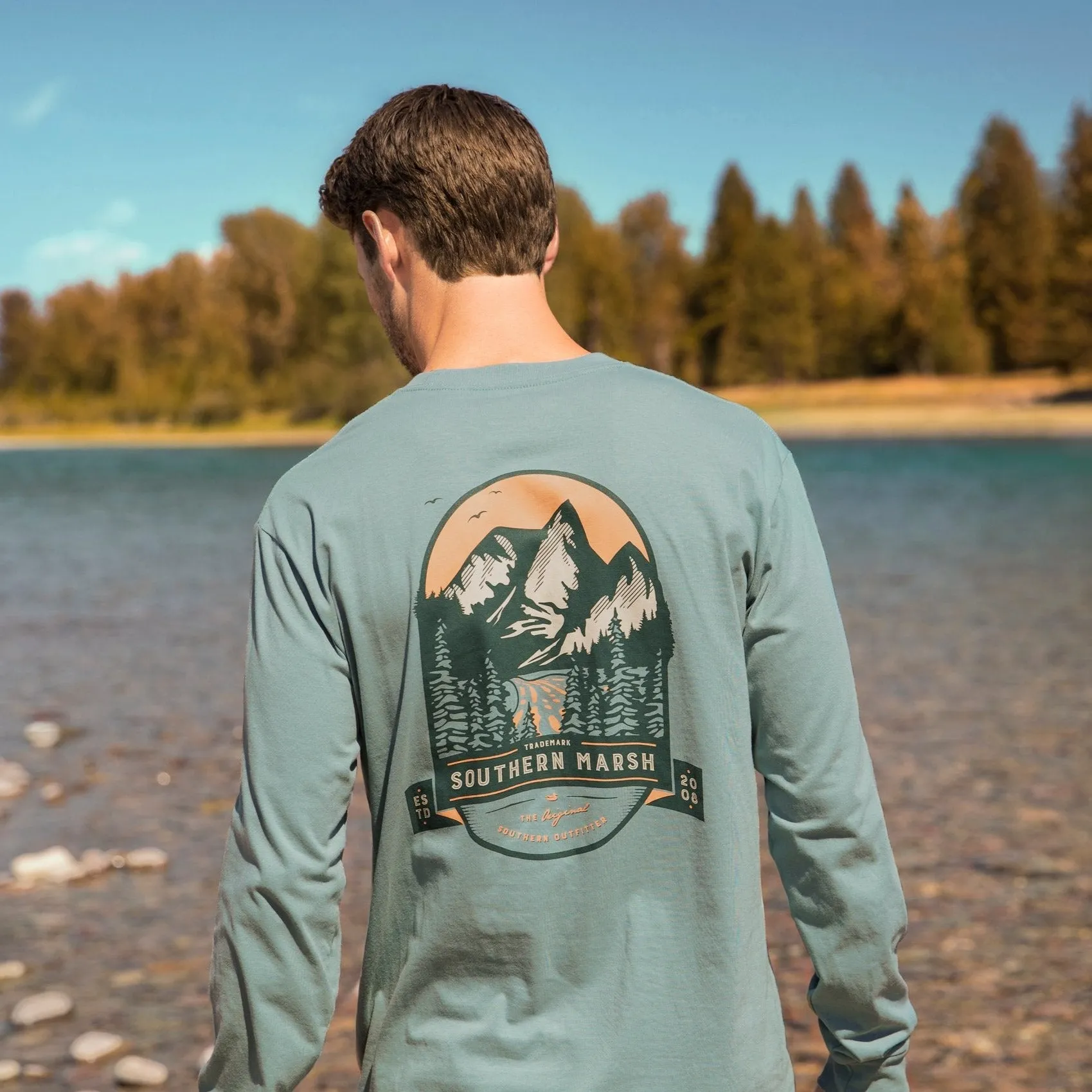 Southern Marsh 21 Mountain Pass Tee - Long Sleeve