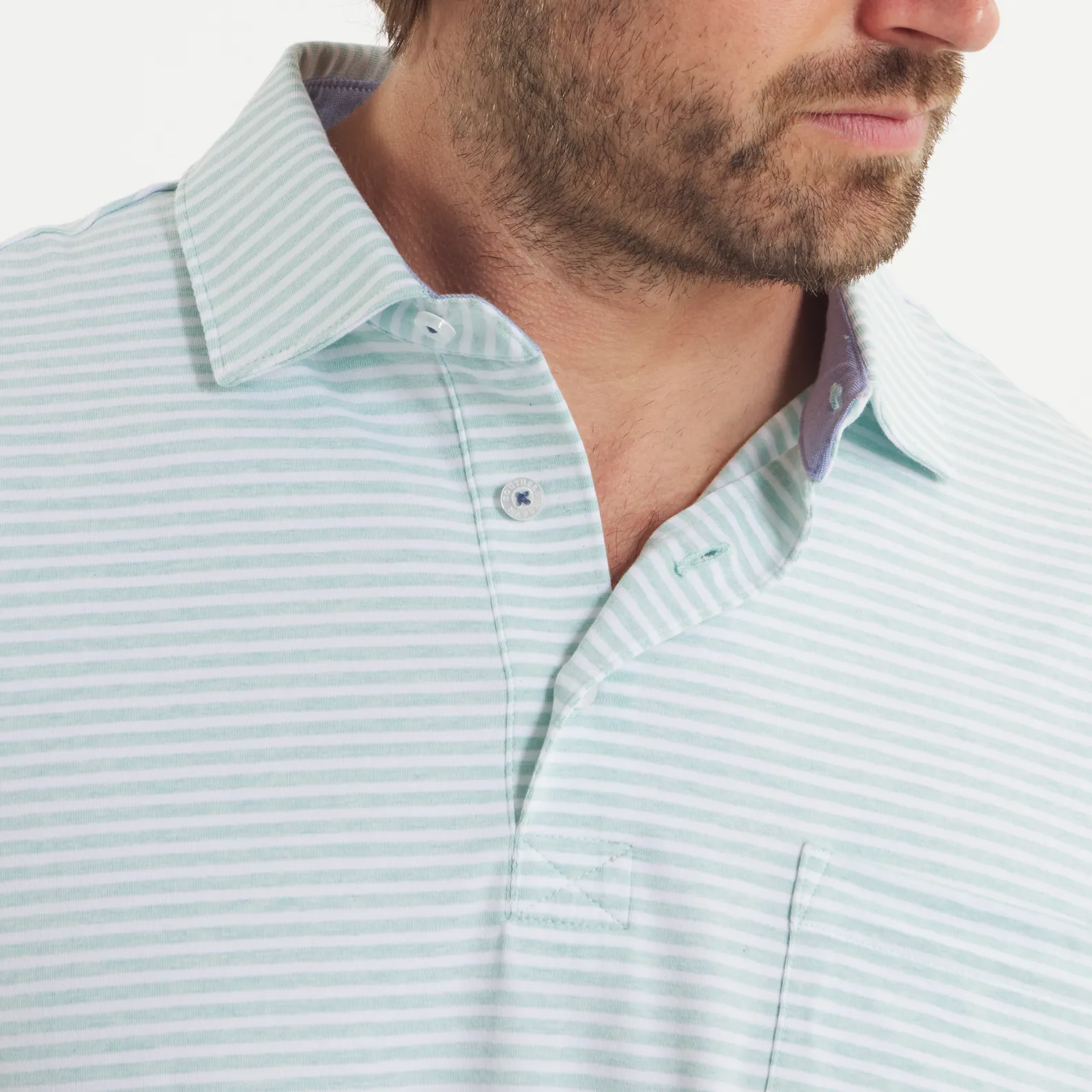 Southern Marsh 21 Nantucket Relaxed Polo - Stripe