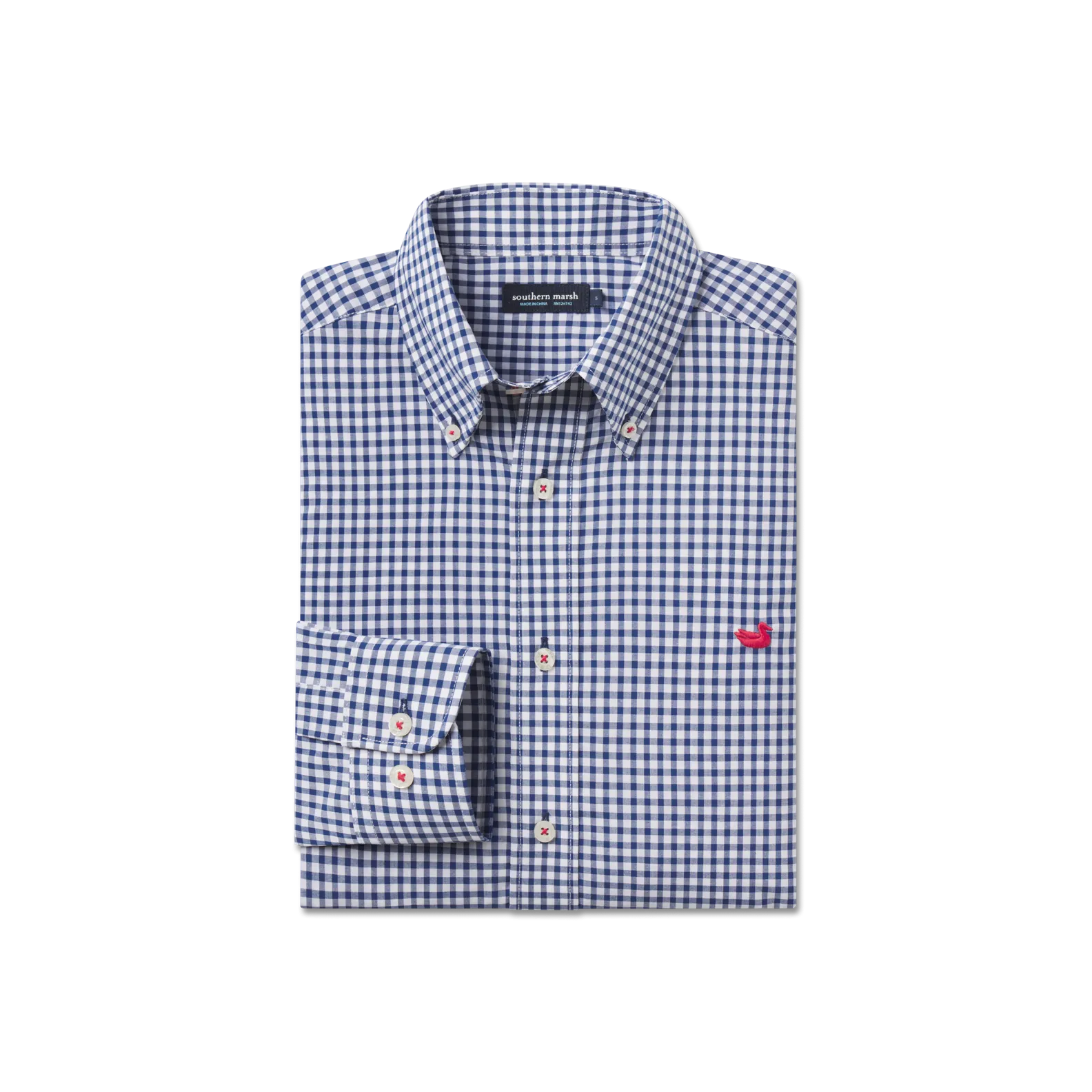 Southern Marsh 21 Nashville Gingham Dress Shirt