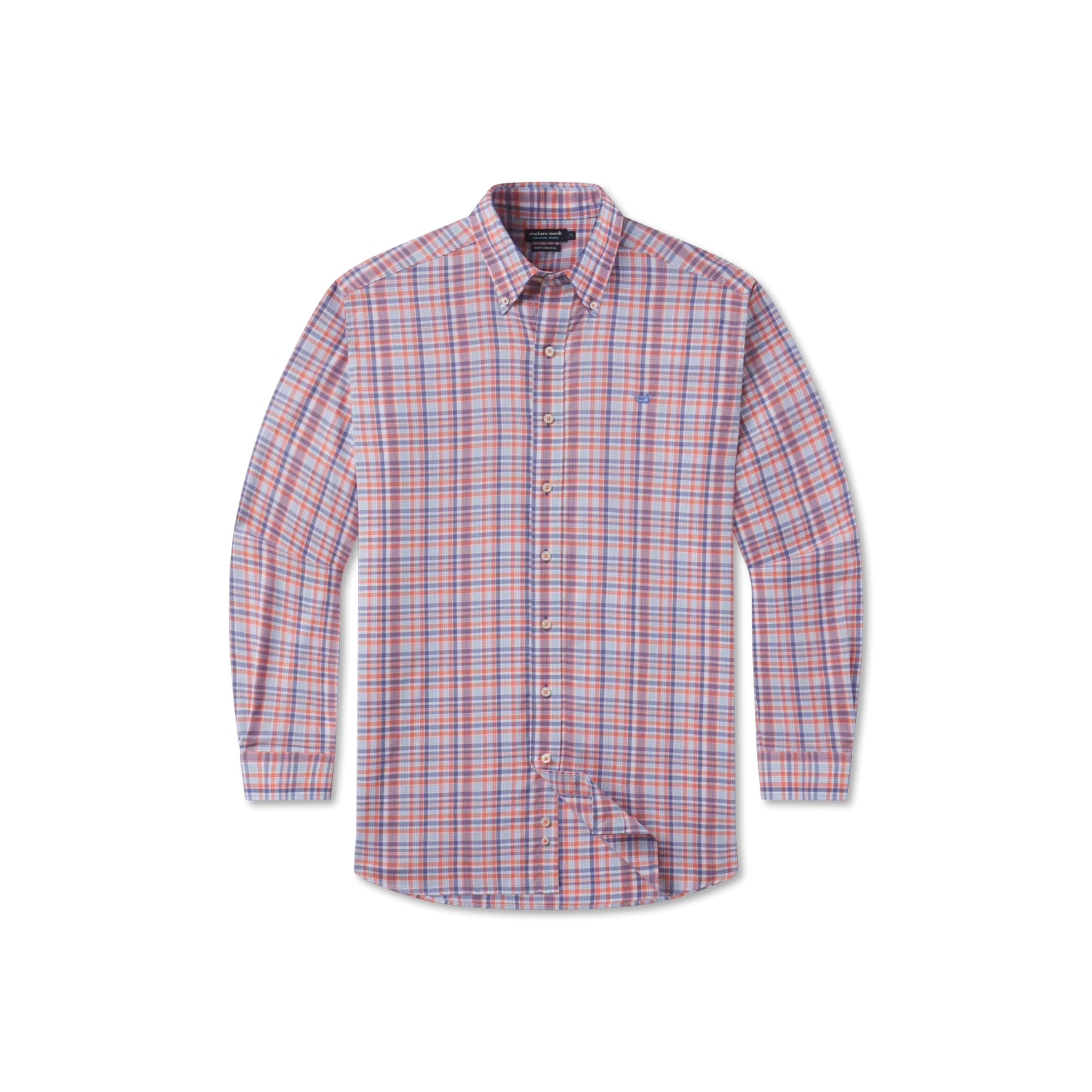 Southern Marsh 21 Nassau Performance Plaid Dress Shirt