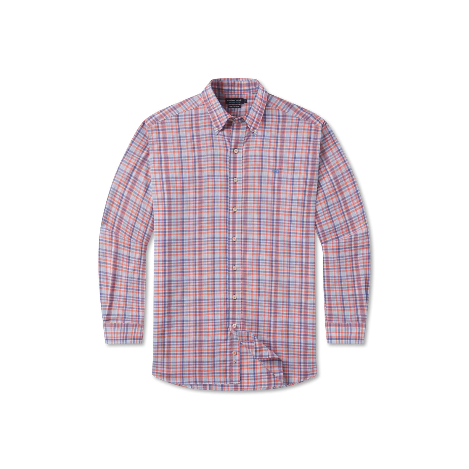 Southern Marsh 21 Nassau Performance Plaid Dress Shirt