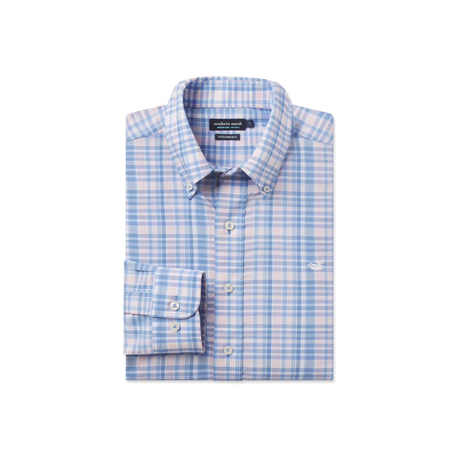 Southern Marsh 21 Nassau Performance Plaid Dress Shirt
