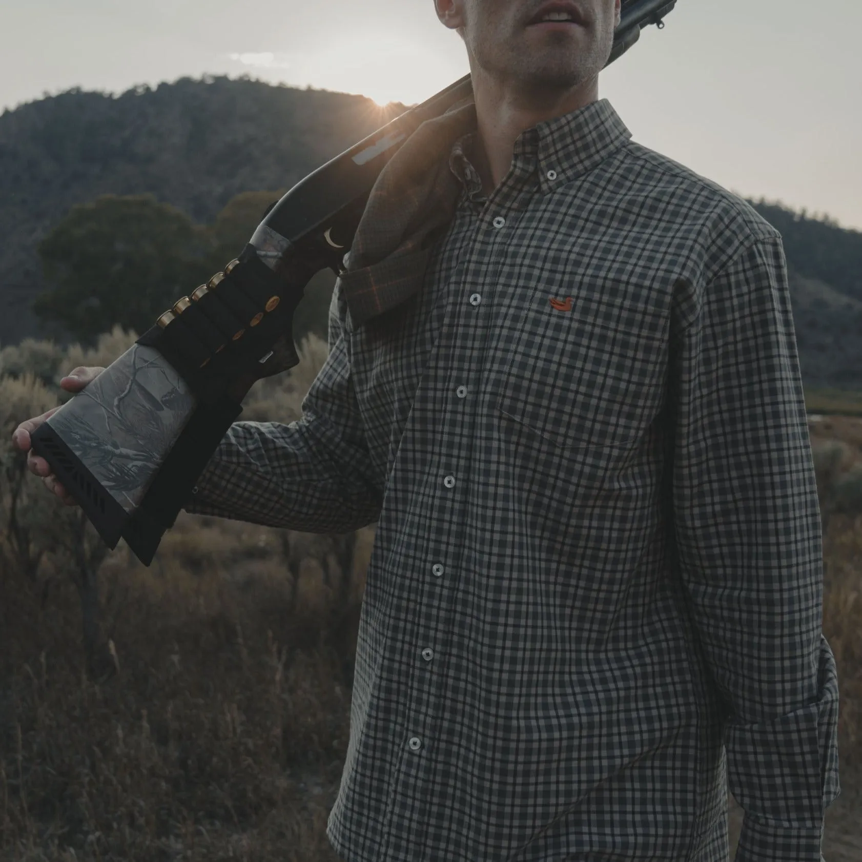 Southern Marsh 21 Oak Grove Washed Gingham Dress Shirt