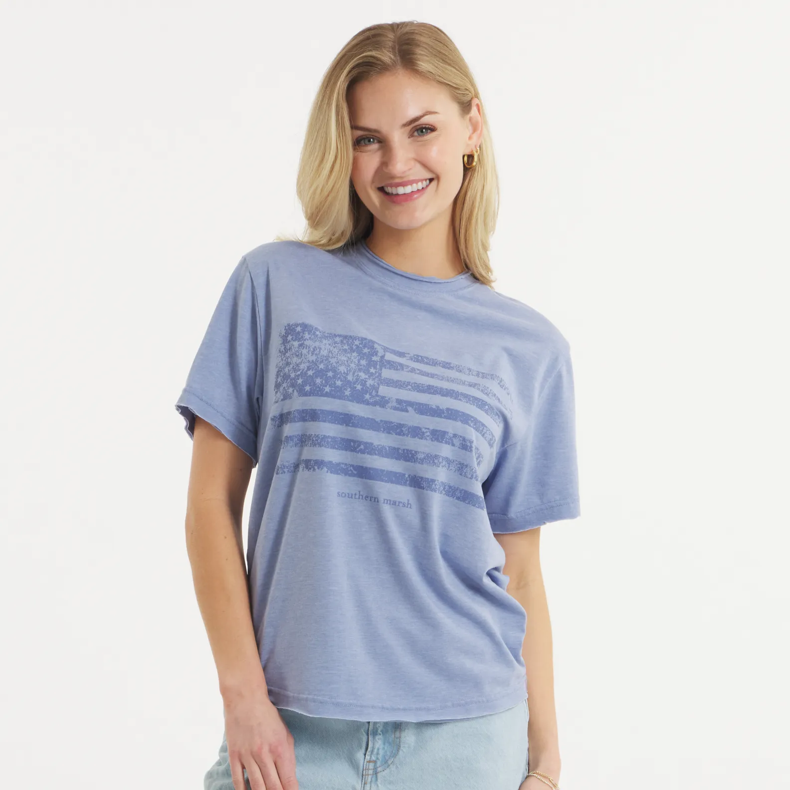 Southern Marsh 21 Olivia Vintage Tee - Flag