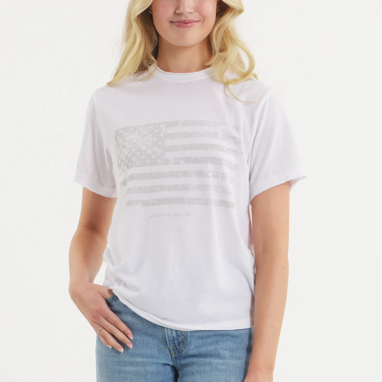 Southern Marsh 21 Olivia Vintage Tee - Flag