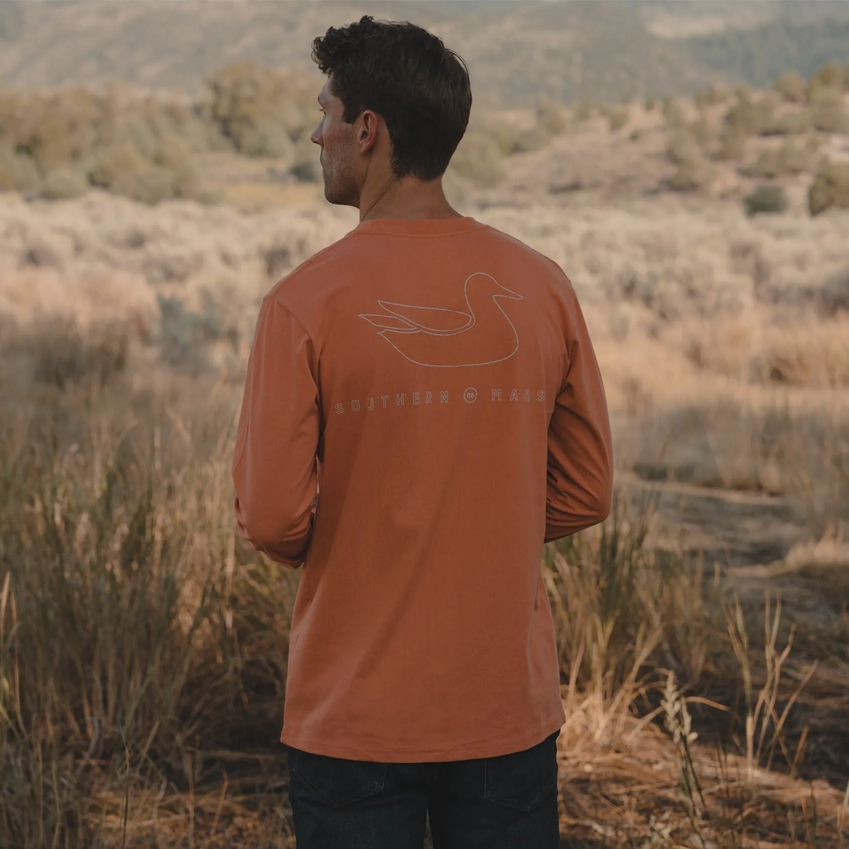 Southern Marsh 21 Original Outline Tee - Long Sleeve