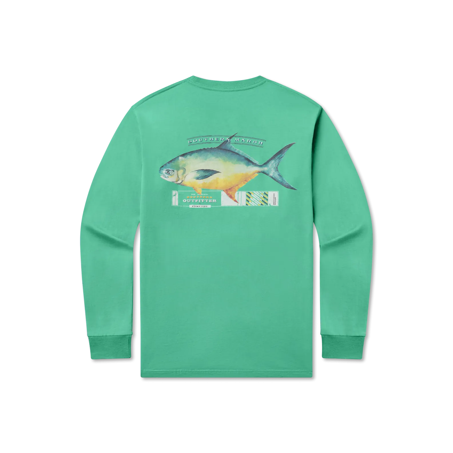 Southern Marsh 21 Outfitter Collection Tee - Pompano - Long Sleeve