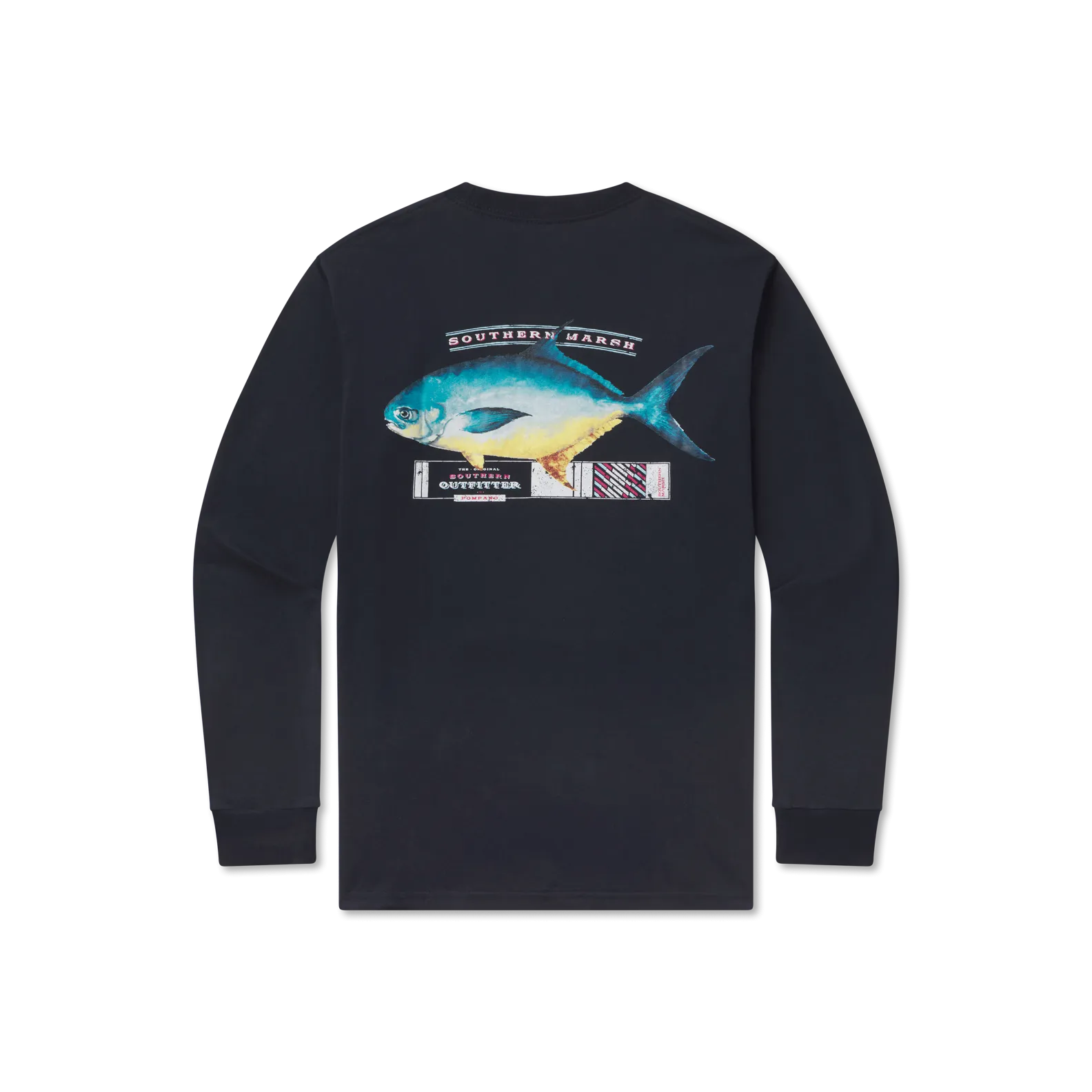 Southern Marsh 21 Outfitter Collection Tee - Pompano - Long Sleeve