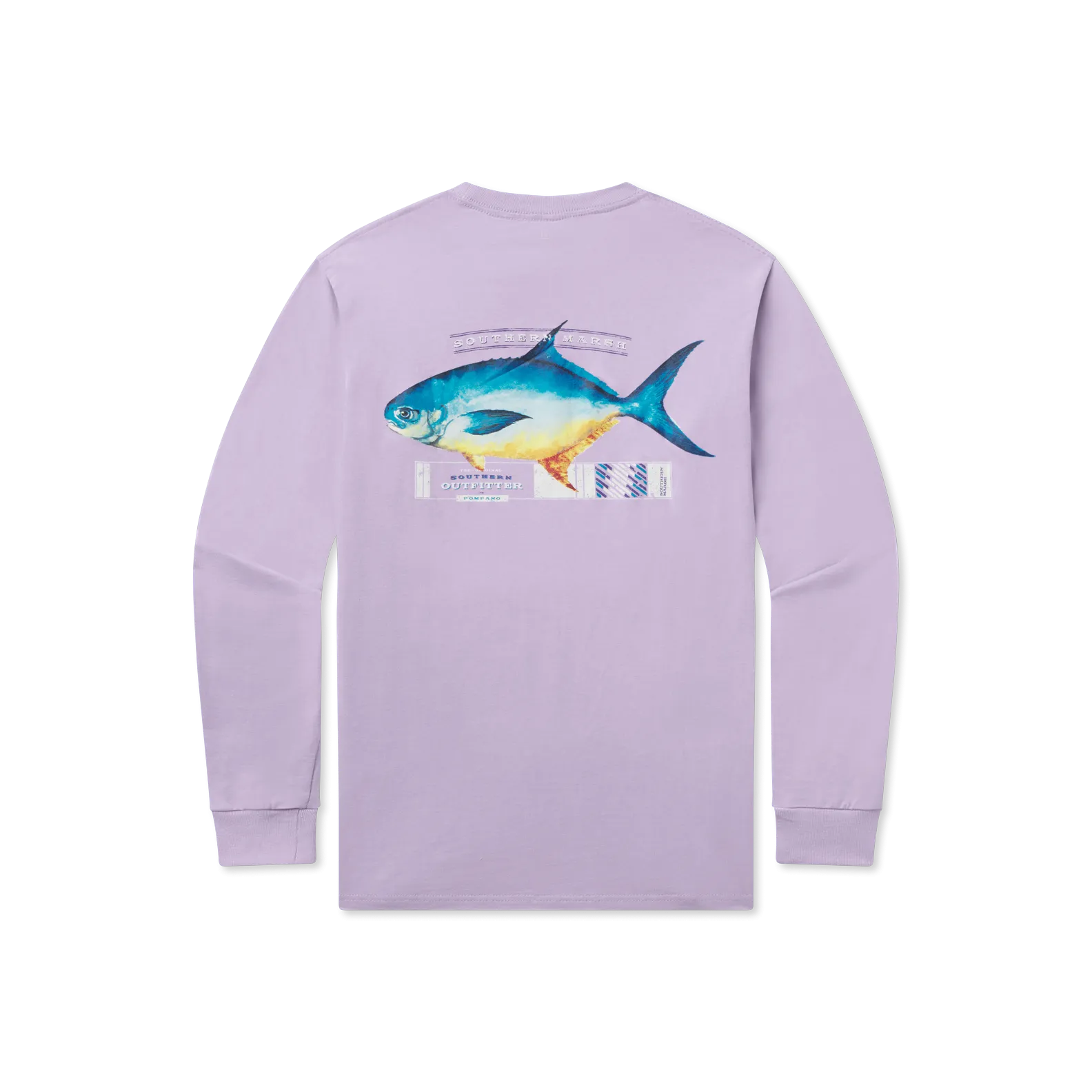 Southern Marsh 21 Outfitter Collection Tee - Pompano - Long Sleeve