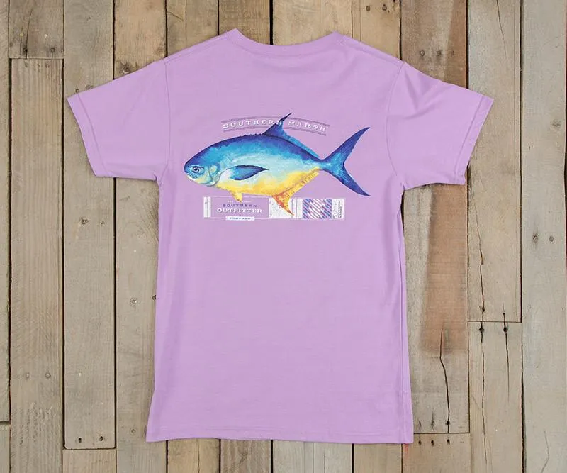 Southern Marsh 21 Outfitter Collection Tee - Pompano
