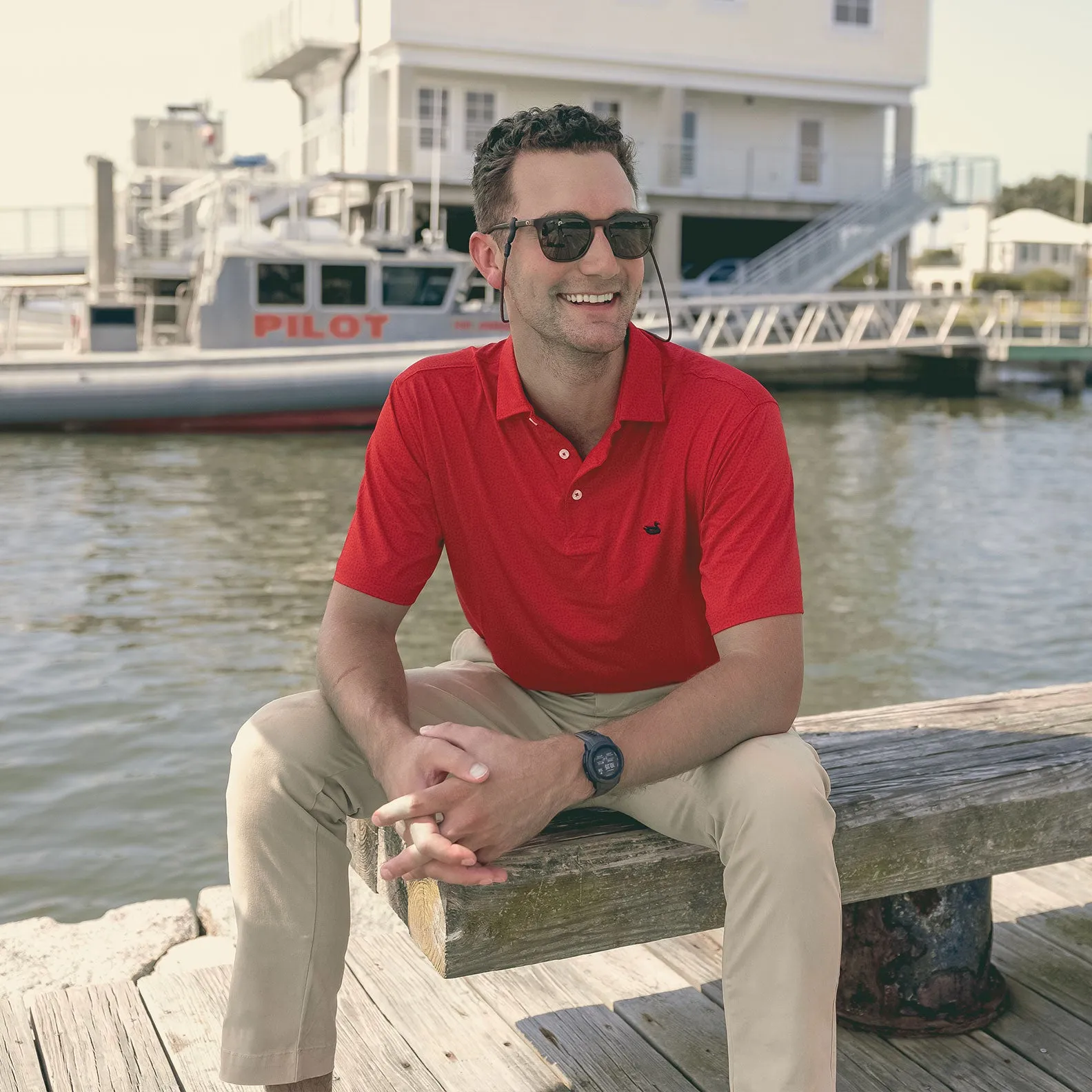 Southern Marsh 21 Pass Rush Performance Polo