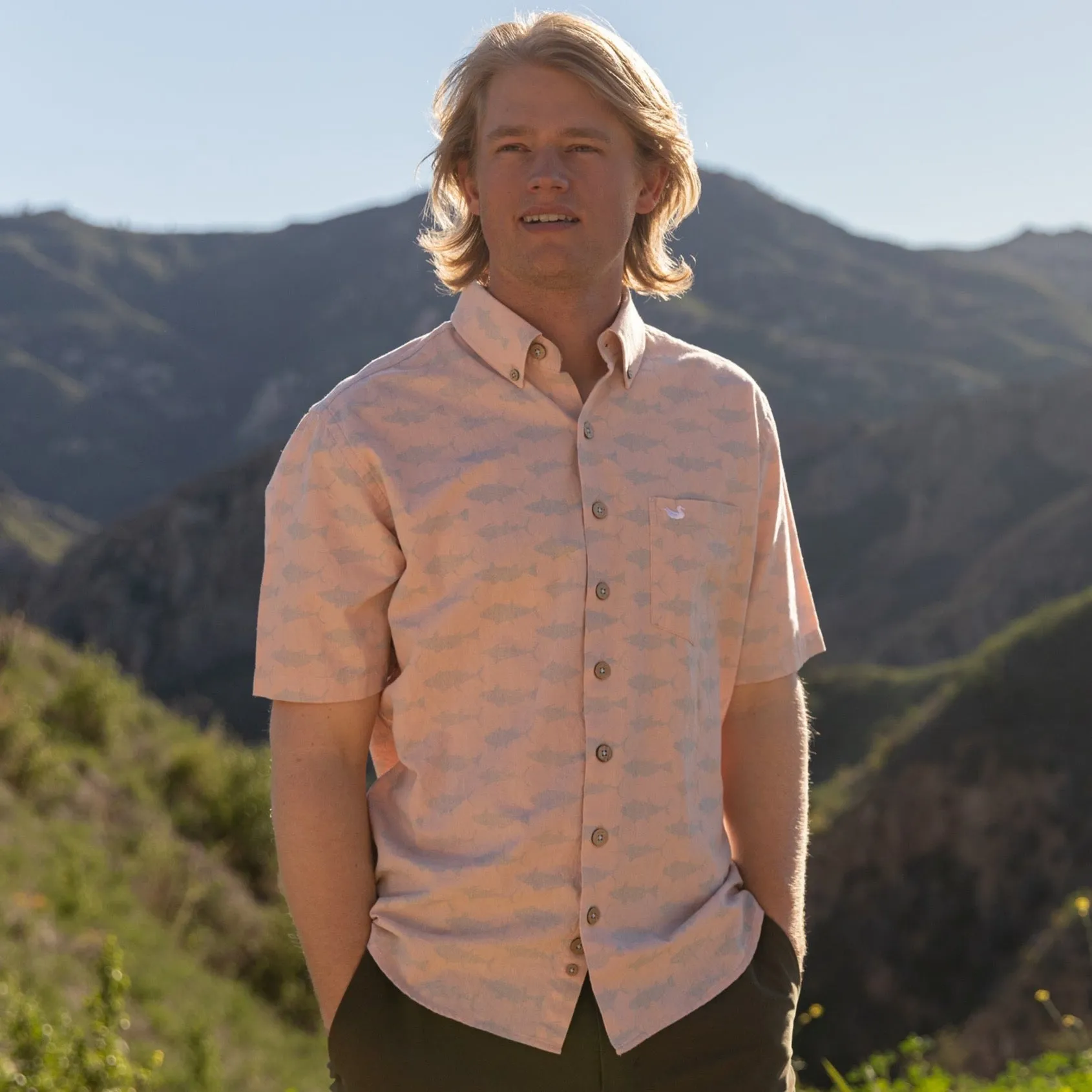 Southern Marsh 21 Pescado Linen Shirt