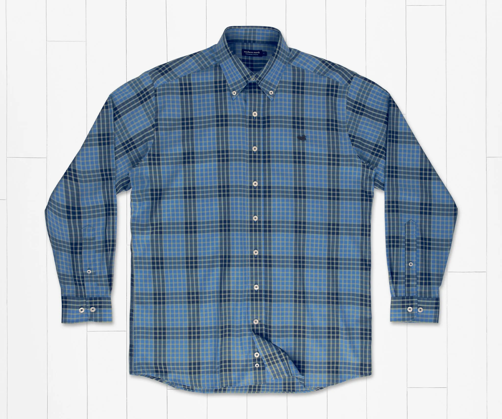 Southern Marsh 21 Pittman Grid Dress Shirt