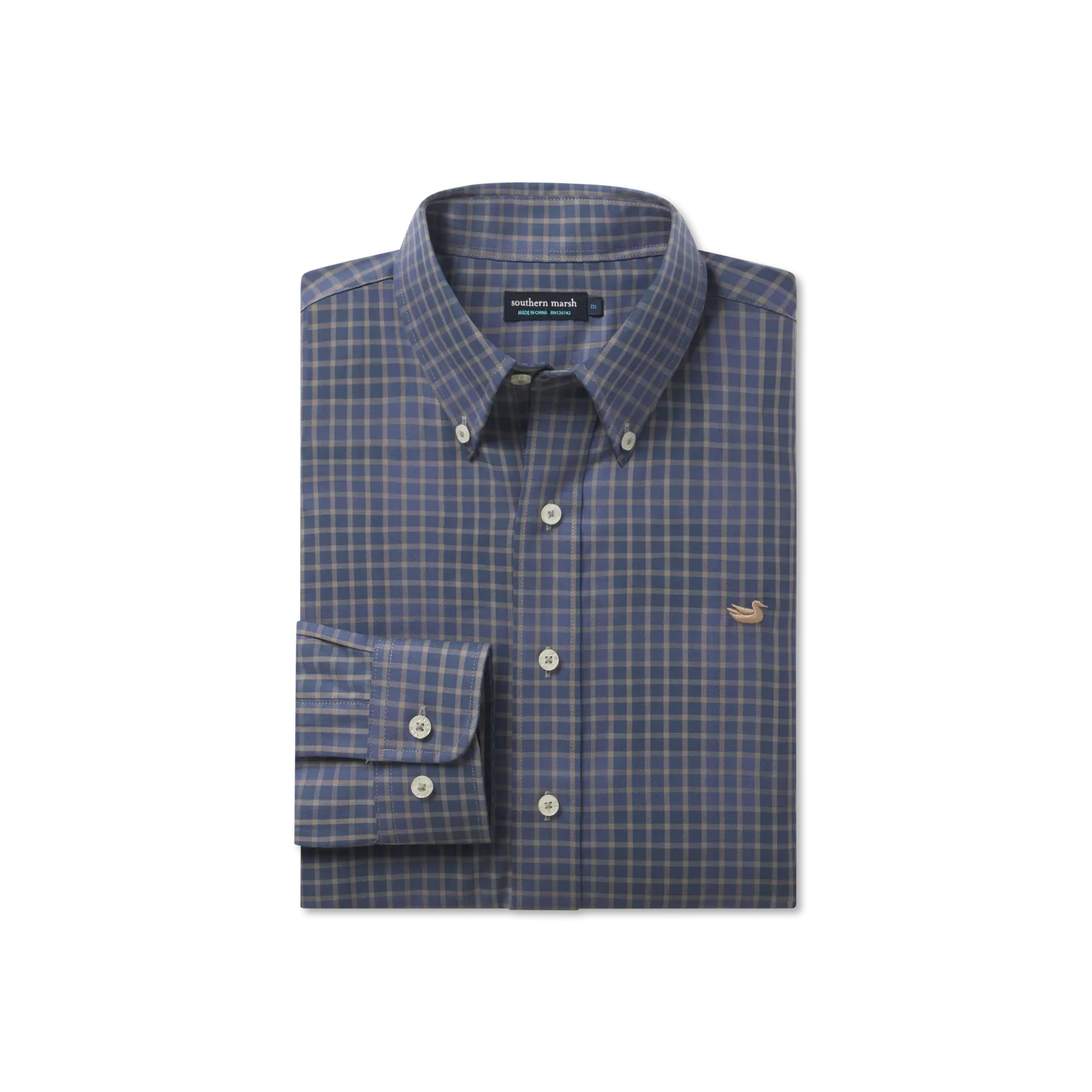 Southern Marsh 21 Pittman Grid Dress Shirt