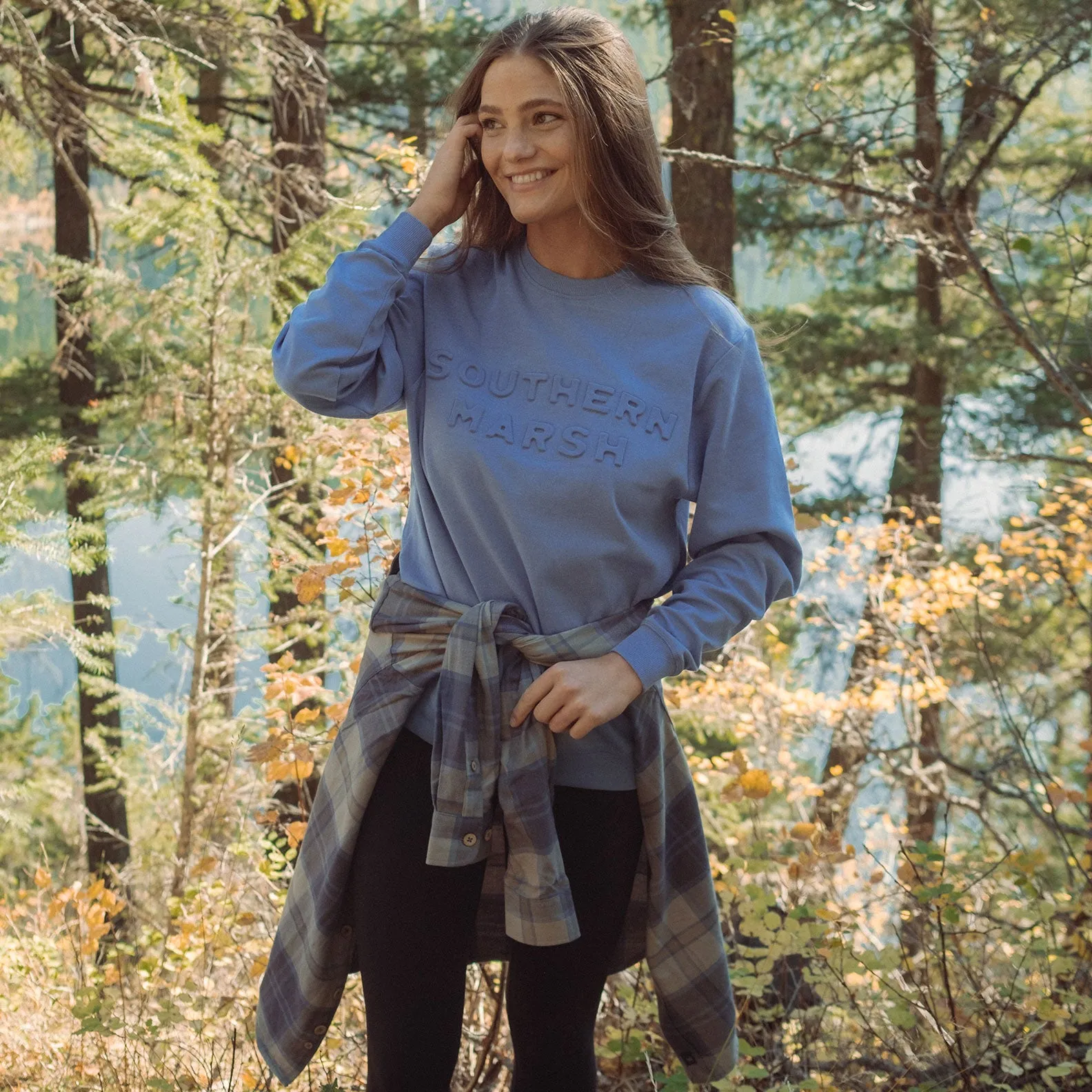 Southern Marsh 21 Plateau Embossed Sweatshirt