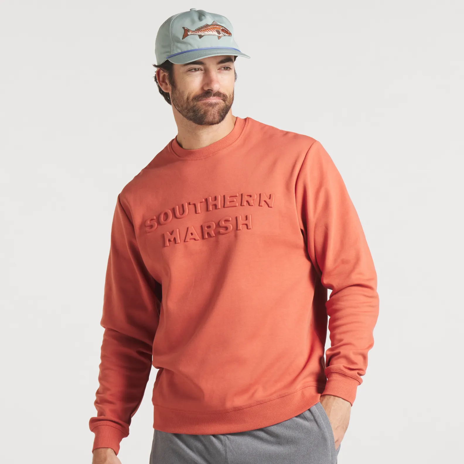 Southern Marsh 21 Plateau Embossed Sweatshirt