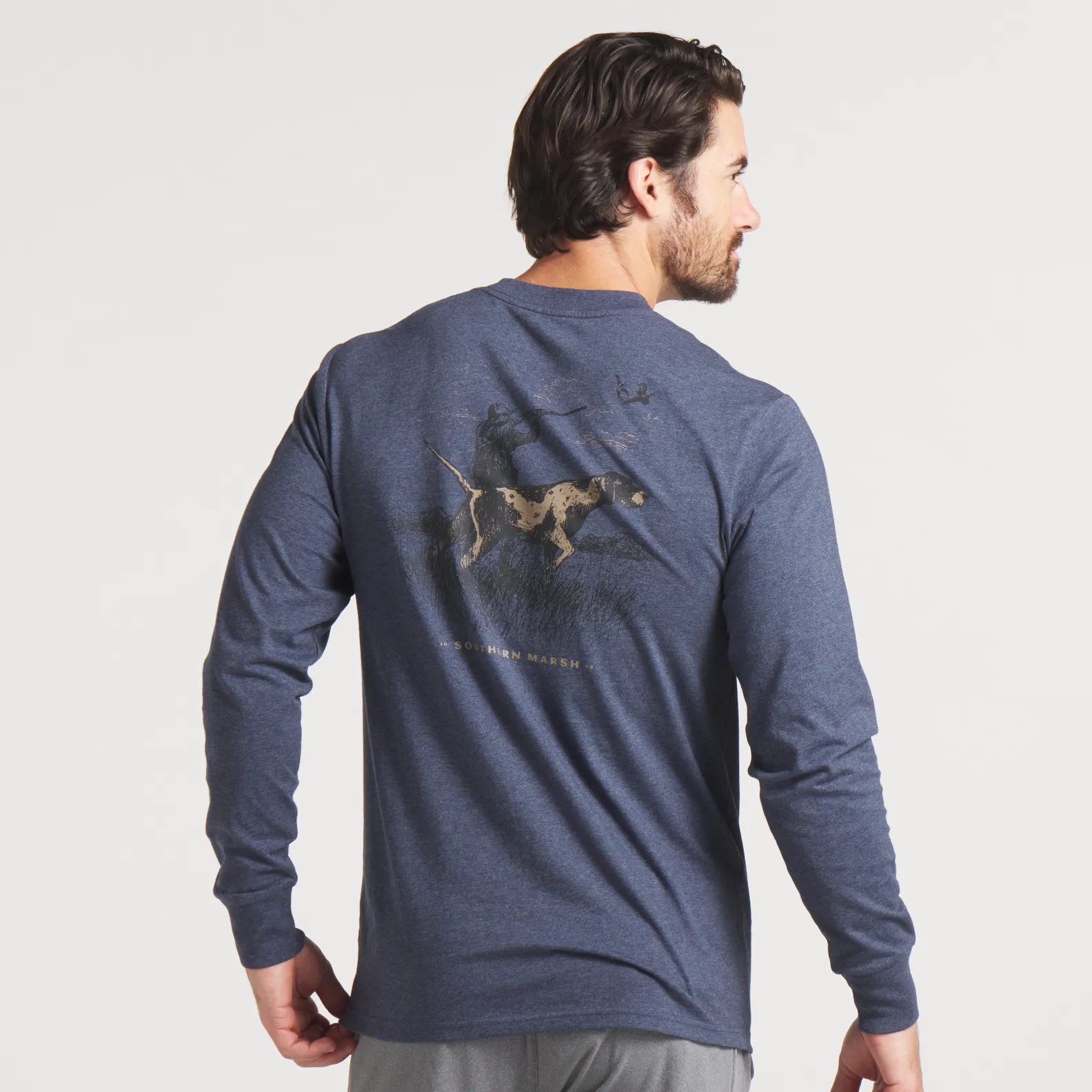 Southern Marsh 21 Pointer Uplander Tee - Long Sleeve Tee