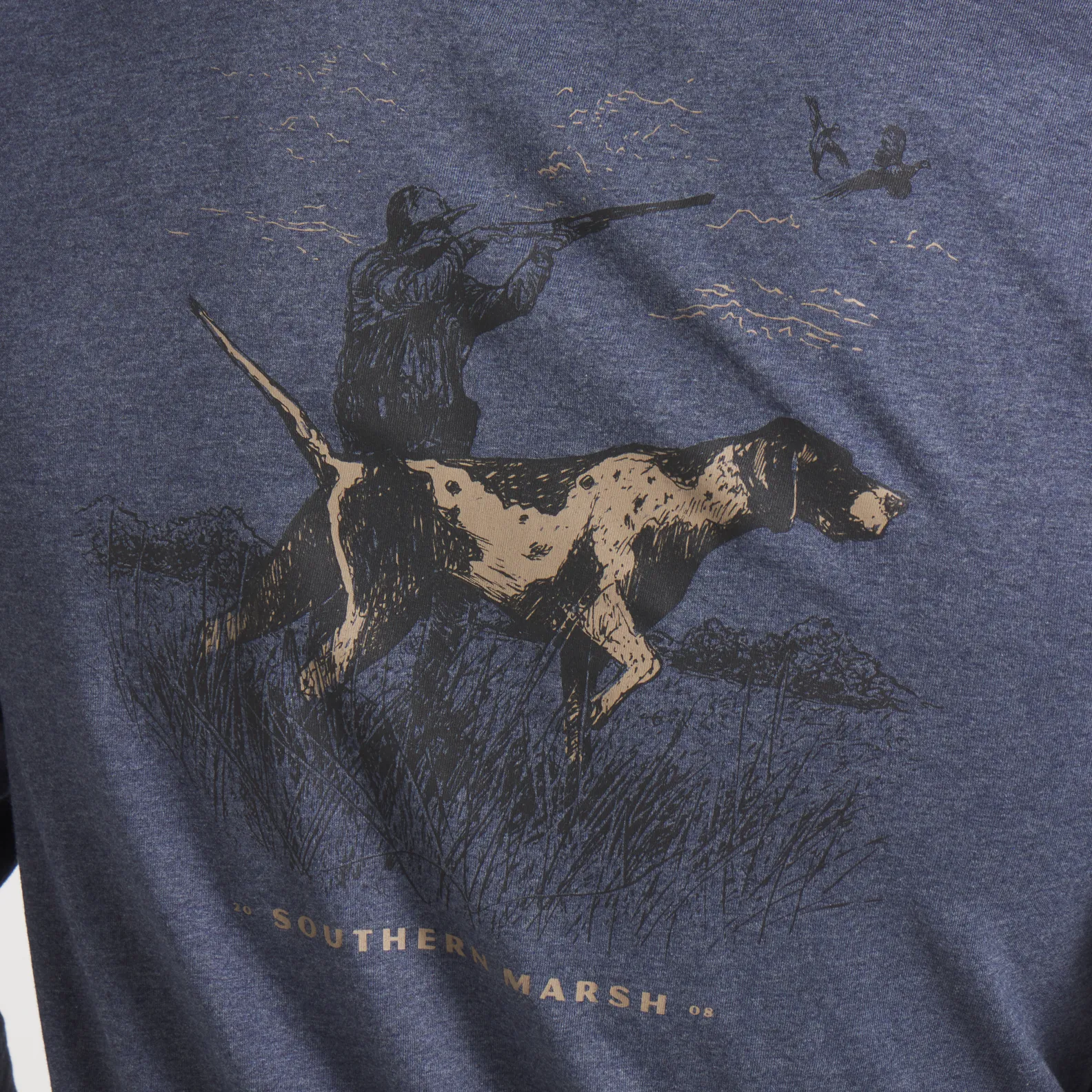 Southern Marsh 21 Pointer Uplander Tee - Long Sleeve Tee