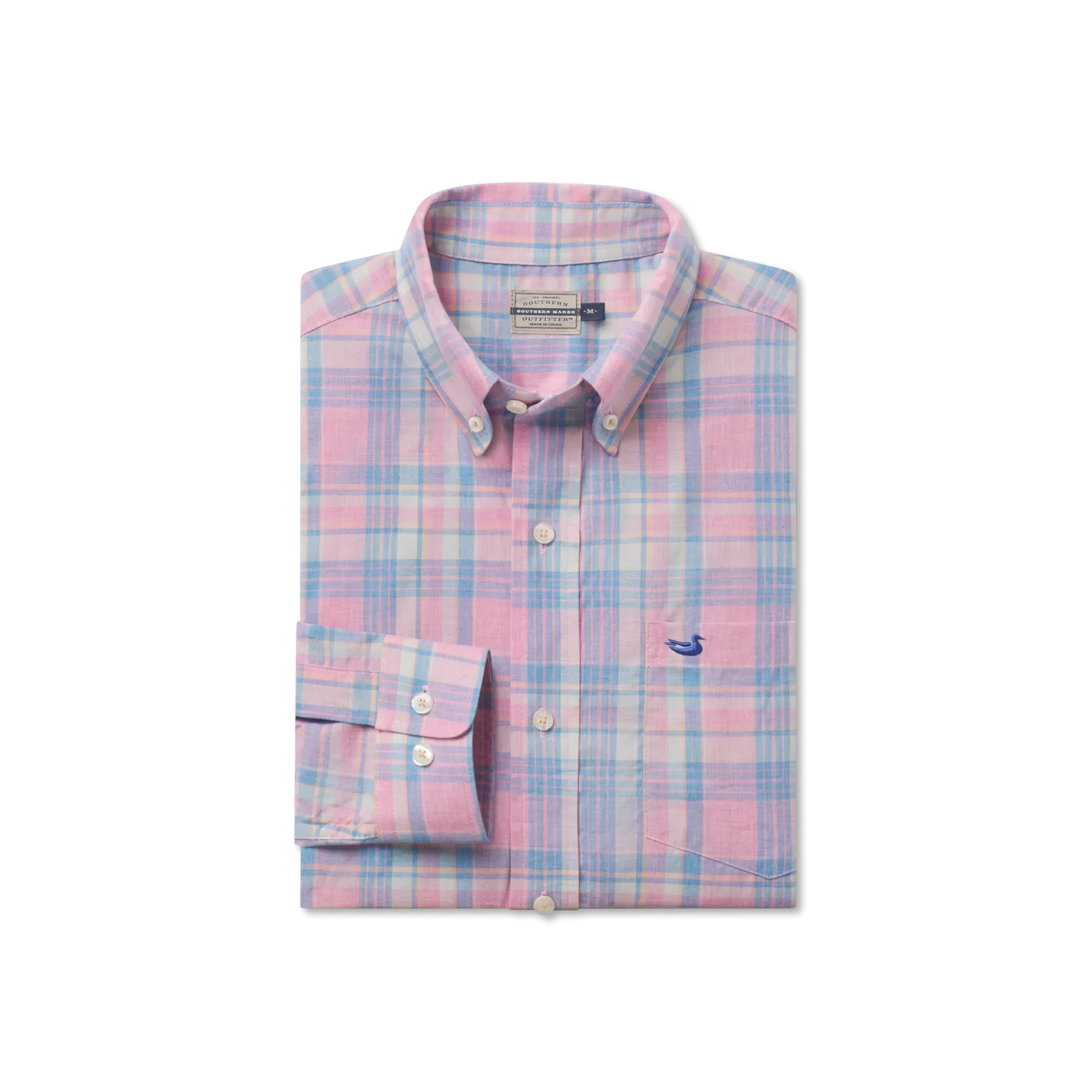 Southern Marsh 21 Potomac Relaxed Plaid Dress Shirt