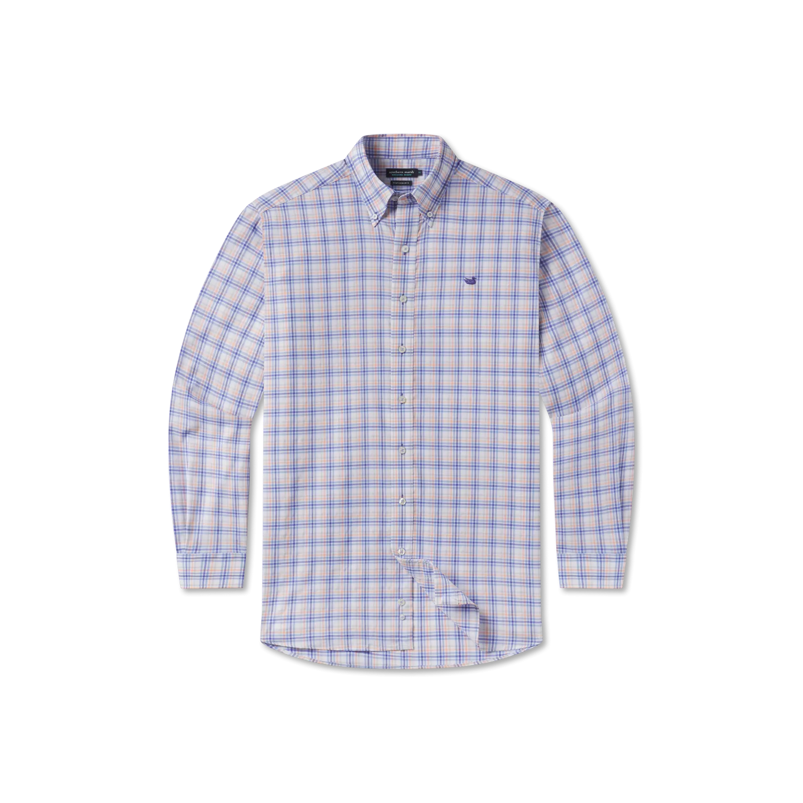 Southern Marsh 21 Putnam Performance Windowpane Dress Shirt