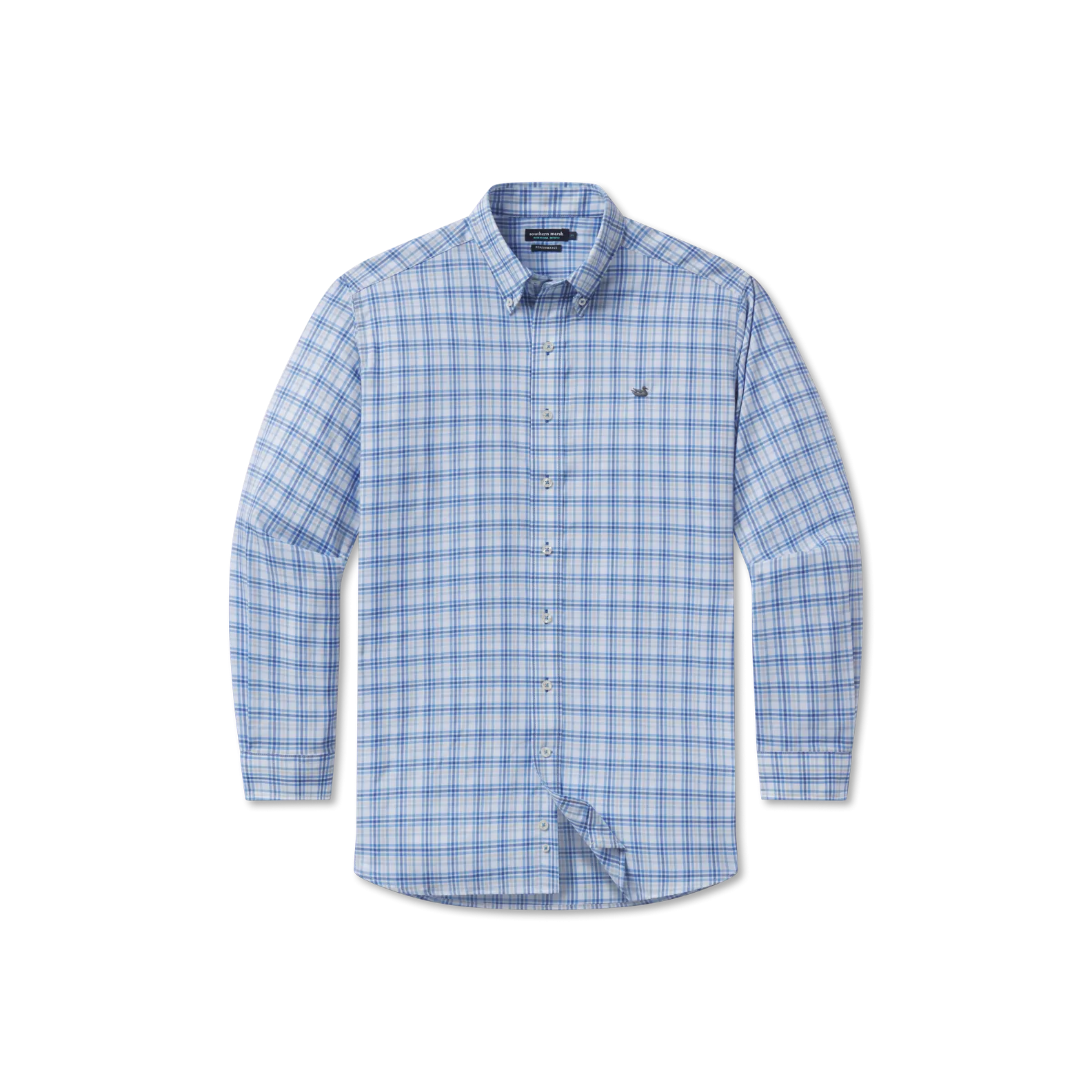 Southern Marsh 21 Putnam Performance Windowpane Dress Shirt