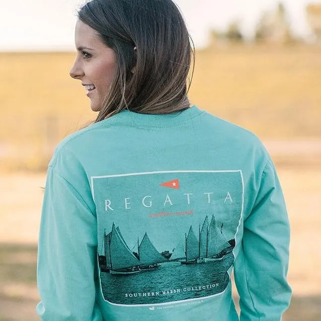 Southern Marsh 21 Regatta Flag Tee - Long Sleeve