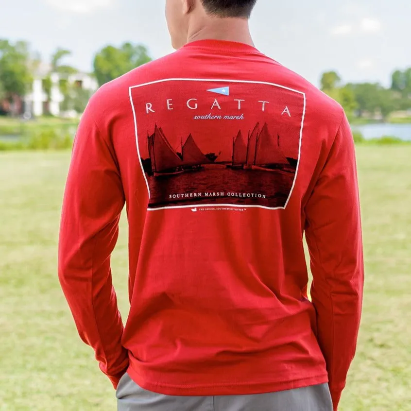 Southern Marsh 21 Regatta Flag Tee - Long Sleeve