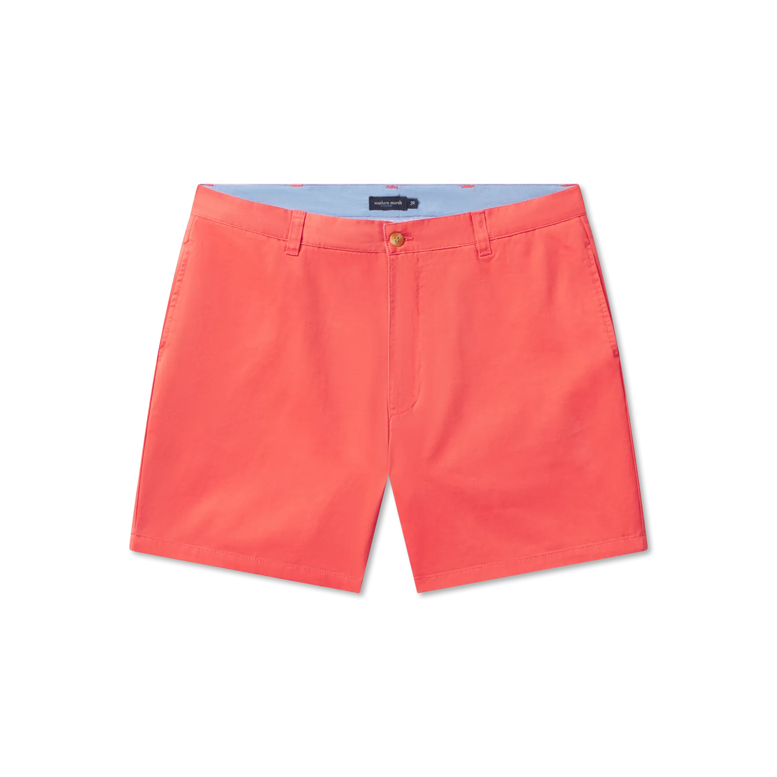 Southern Marsh 21 Regatta Short - 6in. Flat Front - Vibrant