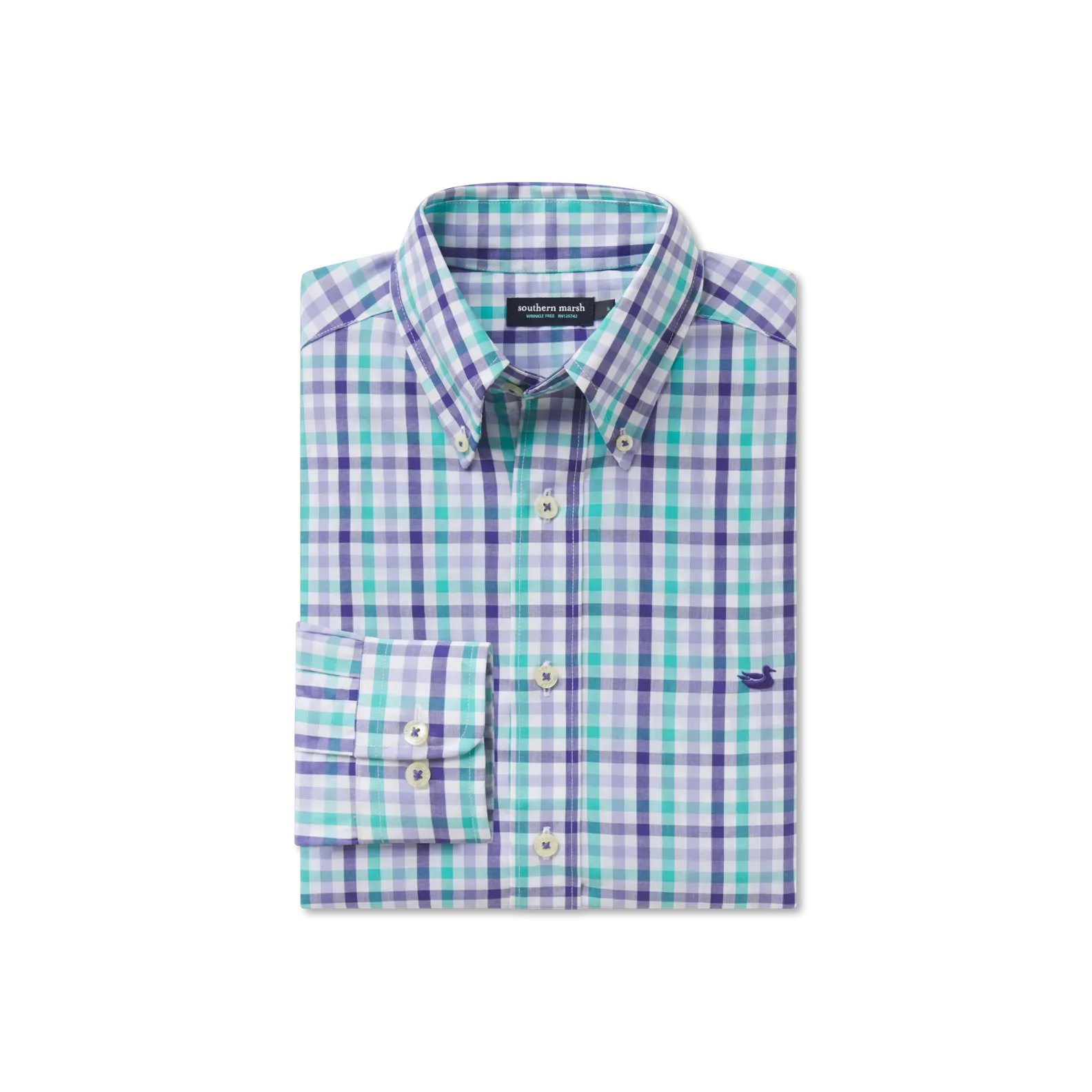 Southern Marsh 21 Reynolds Gingham Dress Shirt