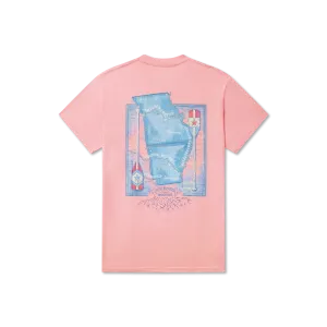 Southern Marsh 21 River Route Collection Tee - Arkansas & Missouri