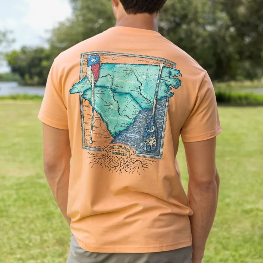 Southern Marsh 21 River Route Collection Tee - North Carolina & South Carolina