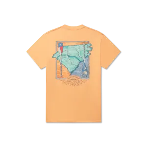 Southern Marsh 21 River Route Collection Tee - North Carolina & South Carolina