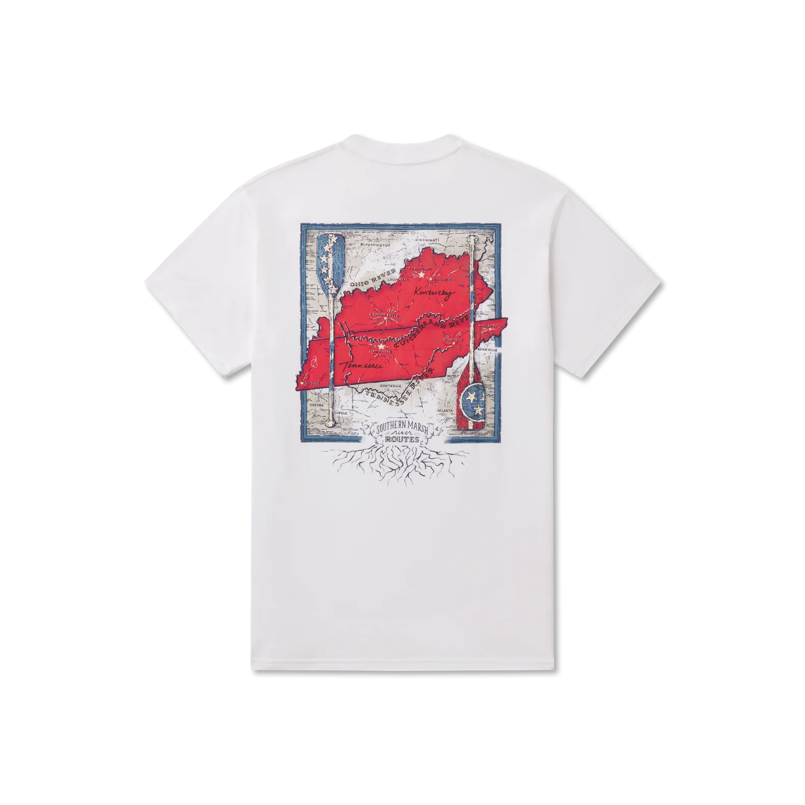 Southern Marsh 21 River Route Collection Tee - Tennessee & Kentucky
