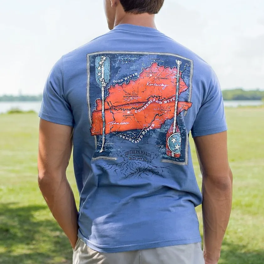 Southern Marsh 21 River Route Collection Tee - Tennessee & Kentucky