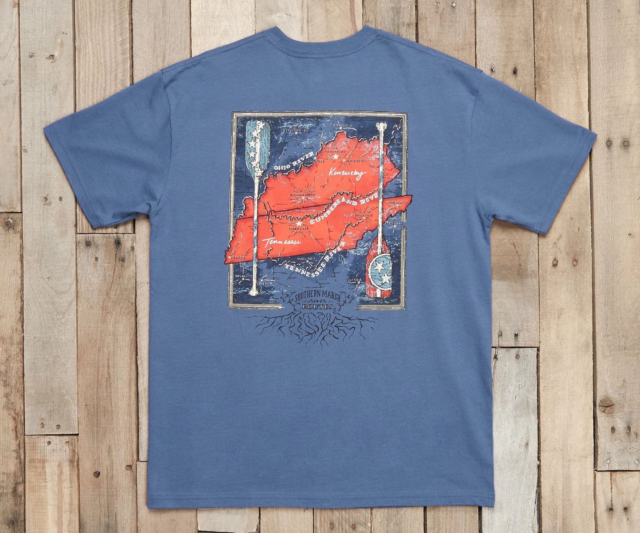 Southern Marsh 21 River Route Collection Tee - Tennessee & Kentucky