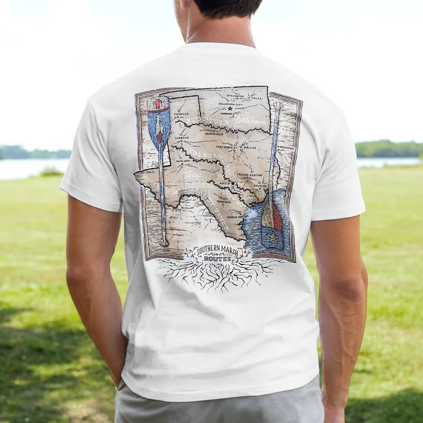 Southern Marsh 21 River Route Collection Tee - Texas & Oklahoma