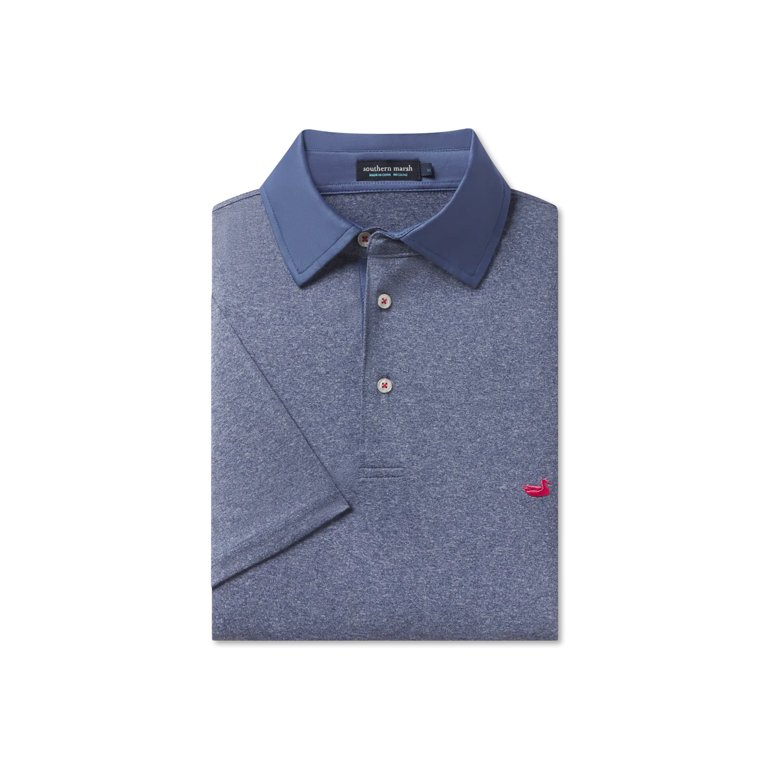 Southern Marsh 21 Rutledge Heather Performance Polo