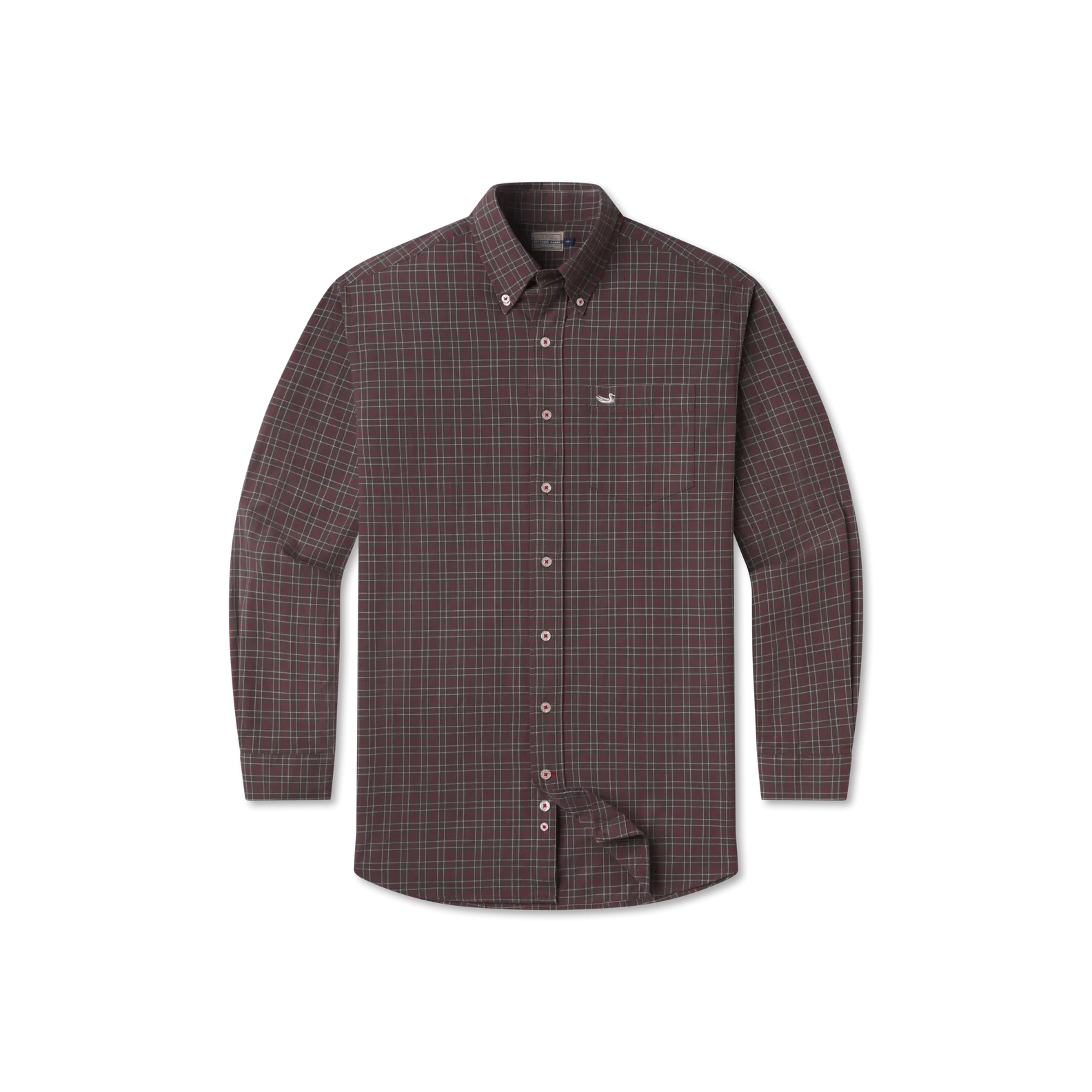 Southern Marsh 21 Sabine Washed Check Dress Shirt