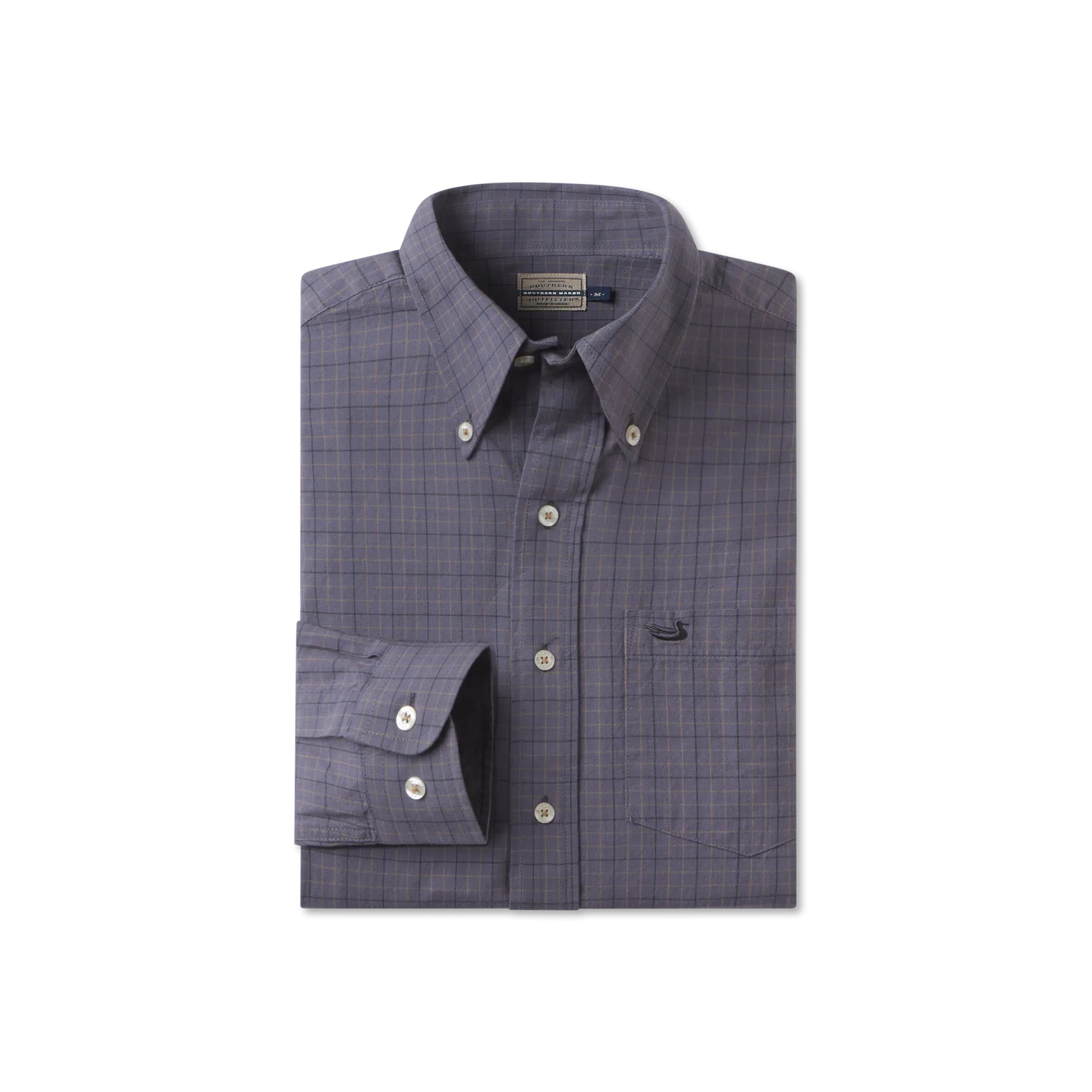 Southern Marsh 21 Sabine Washed Check Dress Shirt