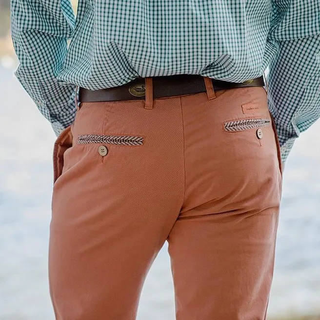 Southern Marsh 21 SEAWASH™ Grayton Twill Pant - Burnt Orange