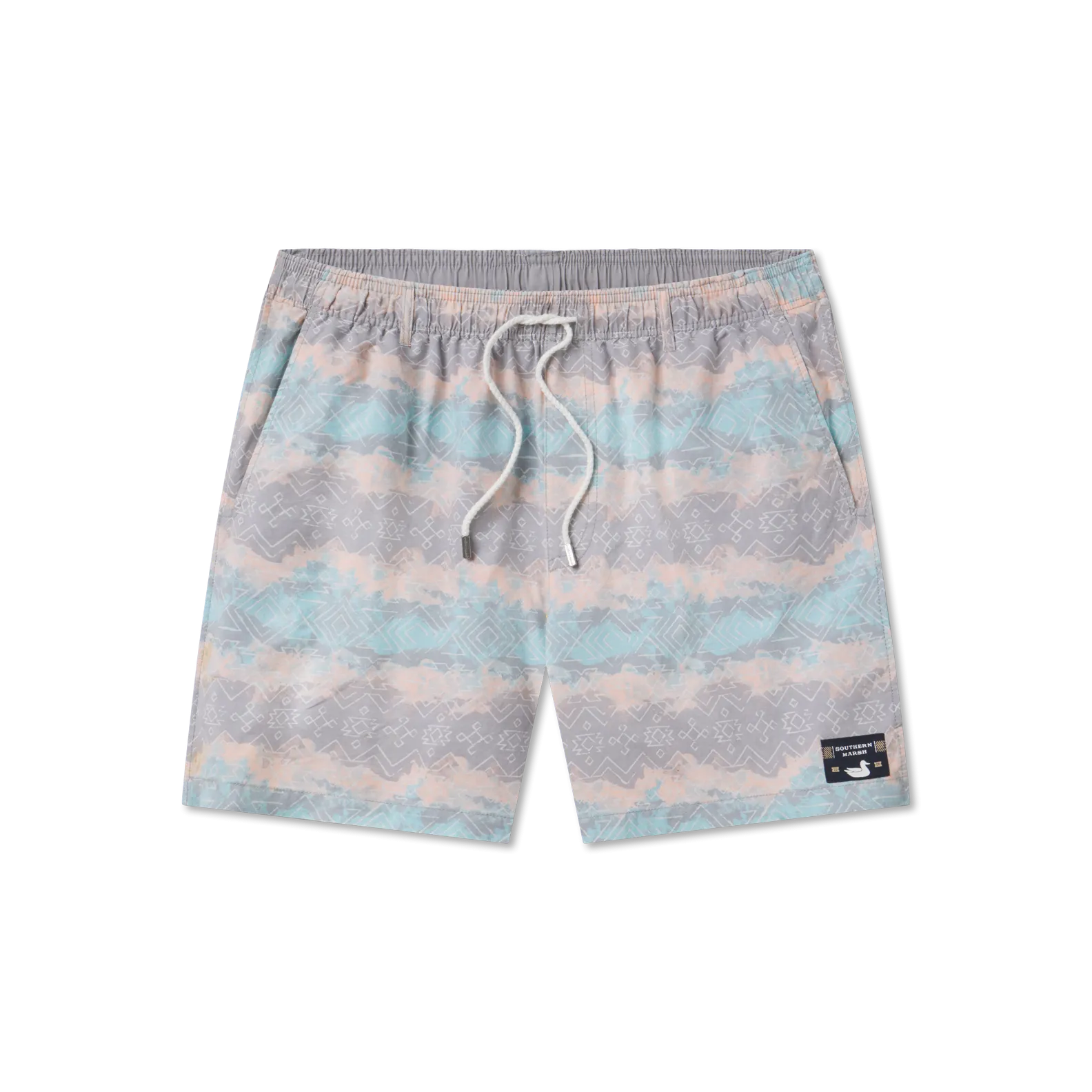 Southern Marsh 21 SEAWASH™ Shoals Swim Trunk - Mayan Watercolor