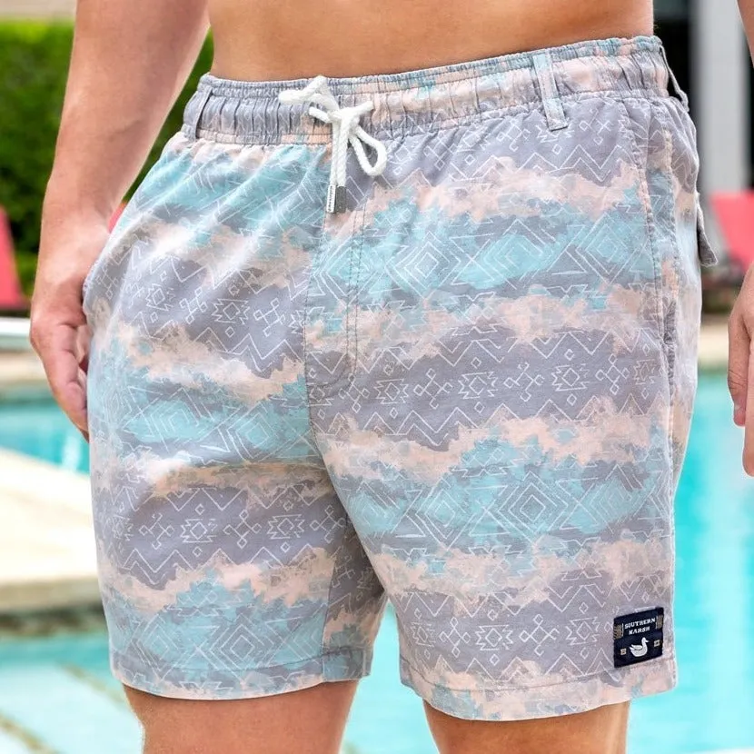 Southern Marsh 21 SEAWASH™ Shoals Swim Trunk - Mayan Watercolor