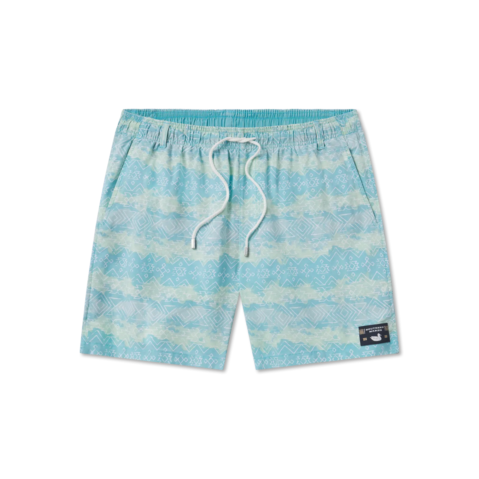 Southern Marsh 21 SEAWASH™ Shoals Swim Trunk - Mayan Watercolor