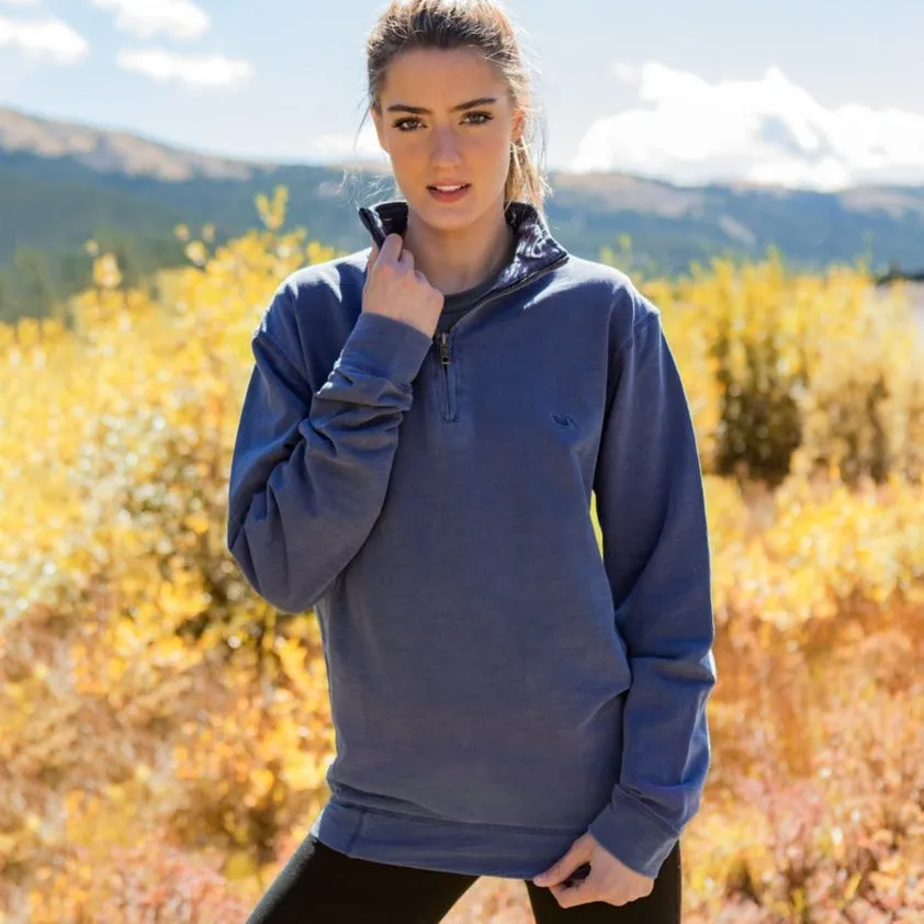 Southern Marsh 21 SEAWASH™ Slub Pullover - Marin