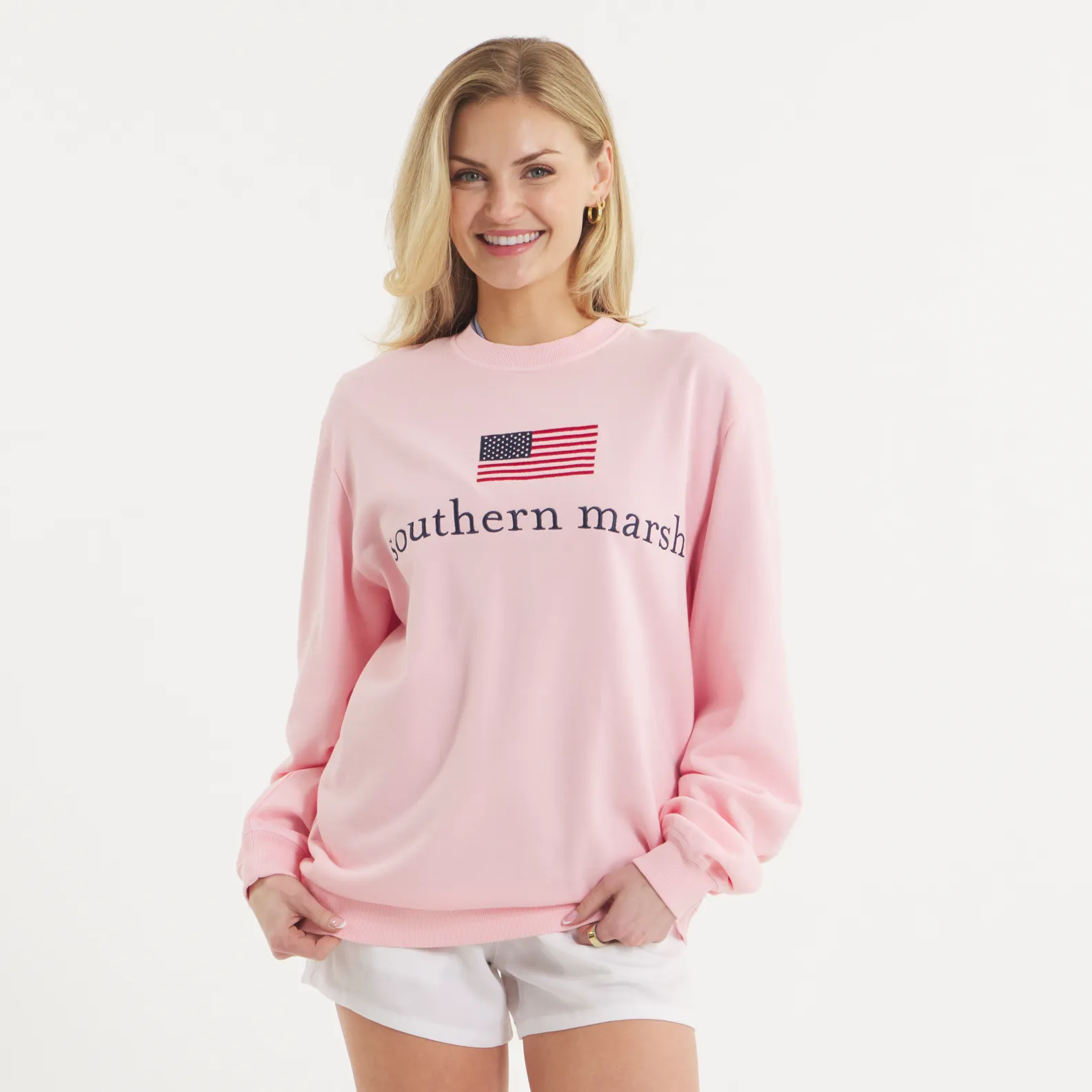 Southern Marsh 21 SEAWASH™ Sweatshirt - American Flag