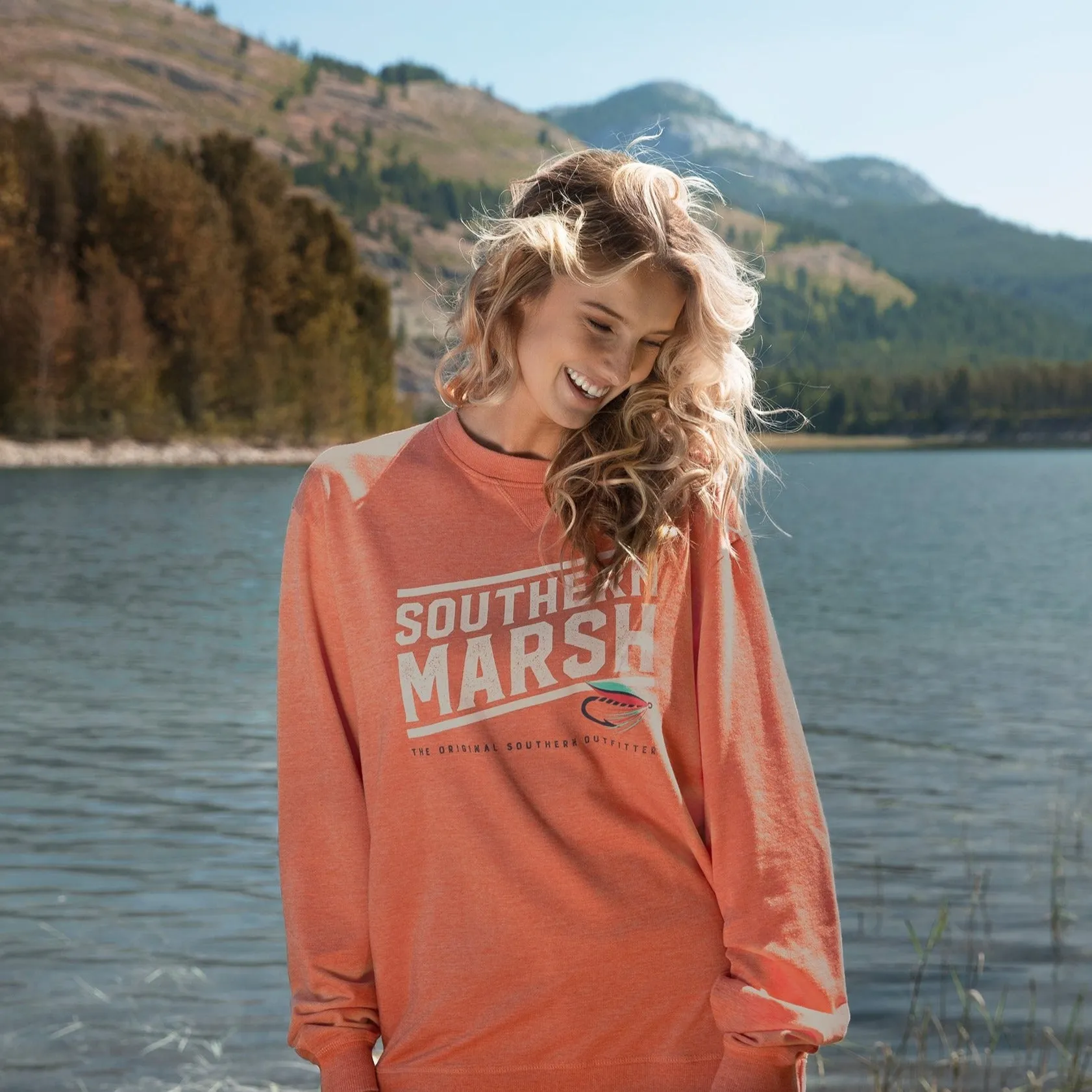 Southern Marsh 21 SEAWASH™ Sweatshirt - Fly Line