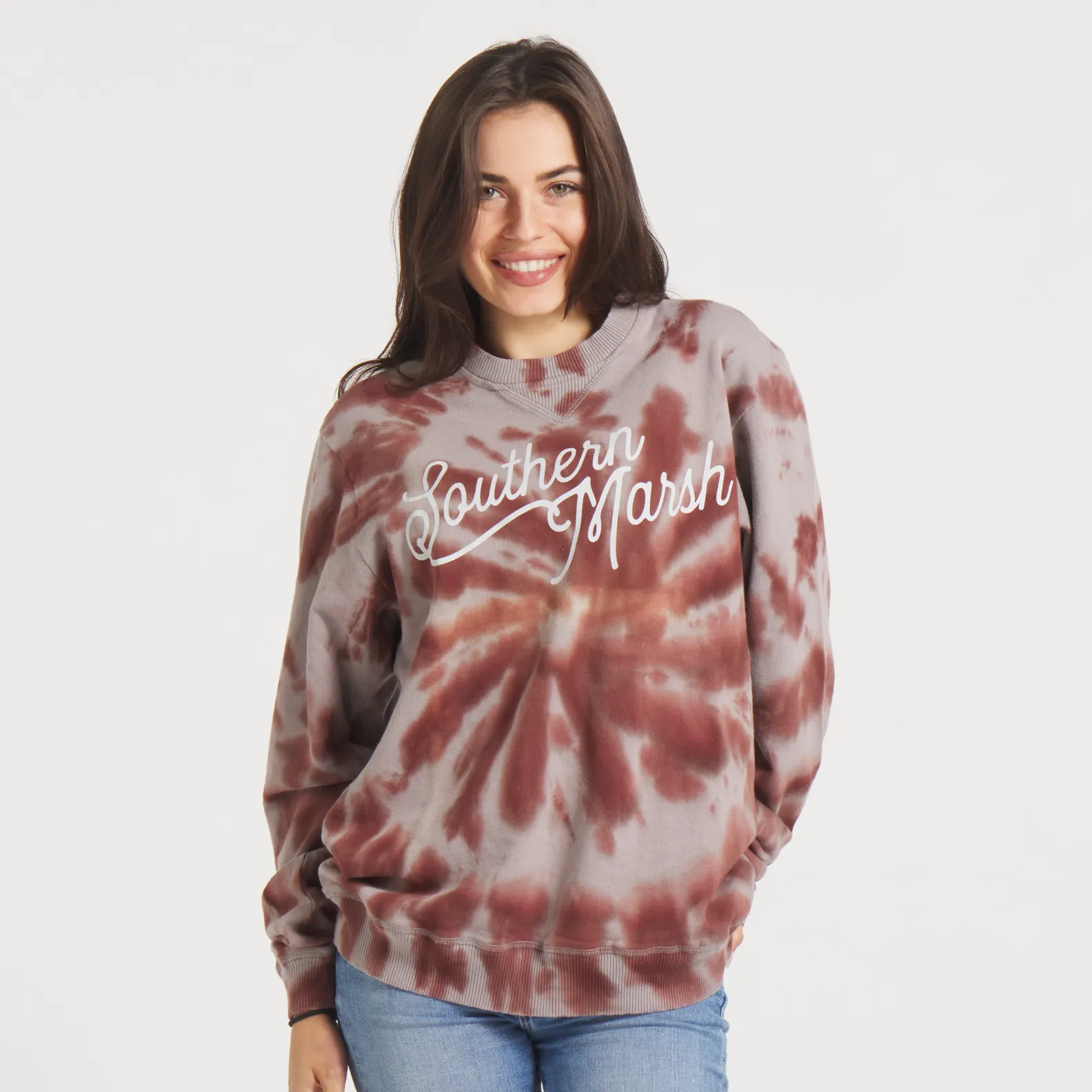 Southern Marsh 21 SEAWASH™ Sweatshirt - Tie-Dye Spiral
