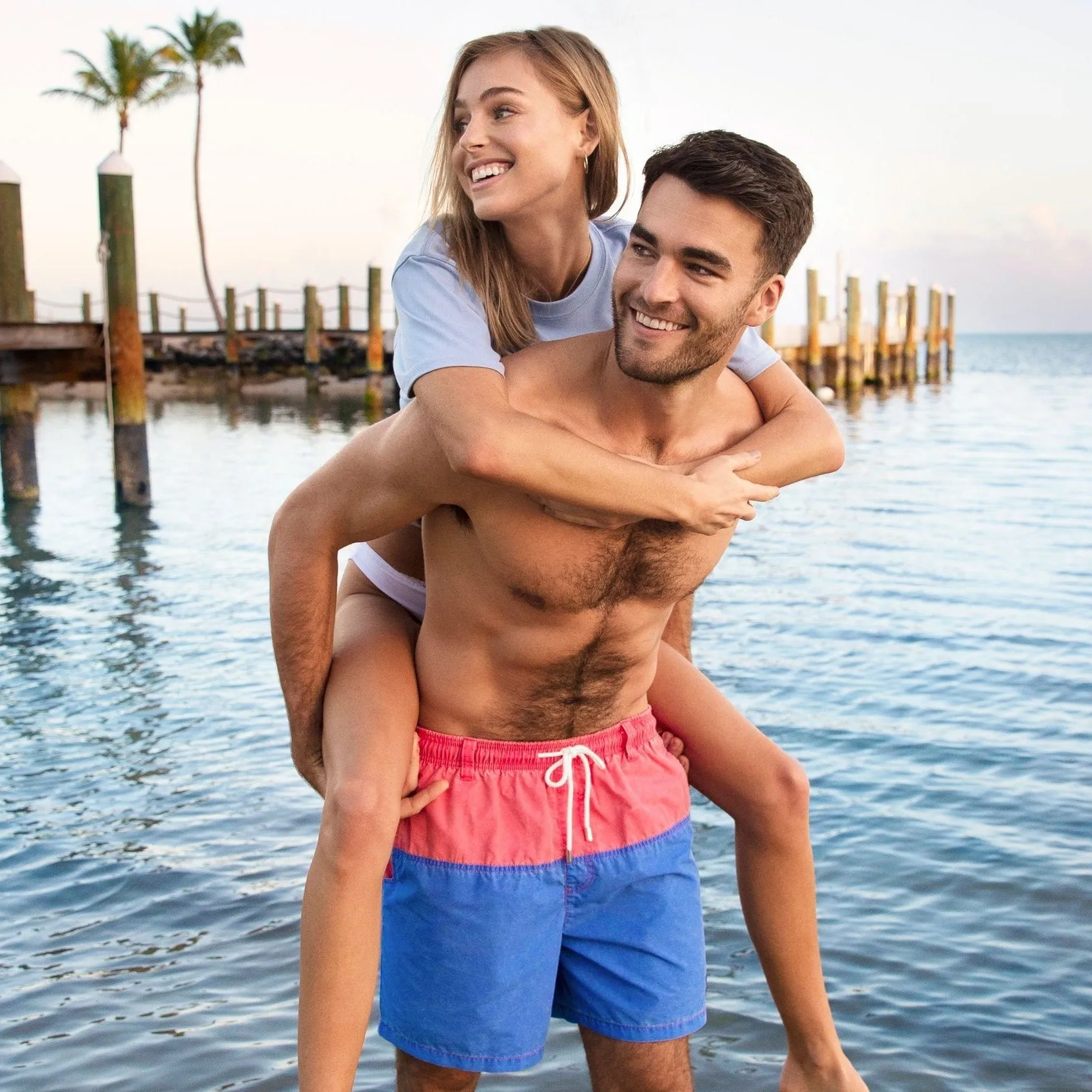 Southern Marsh 21 SEAWASH™ Swim Trunk - Color Block