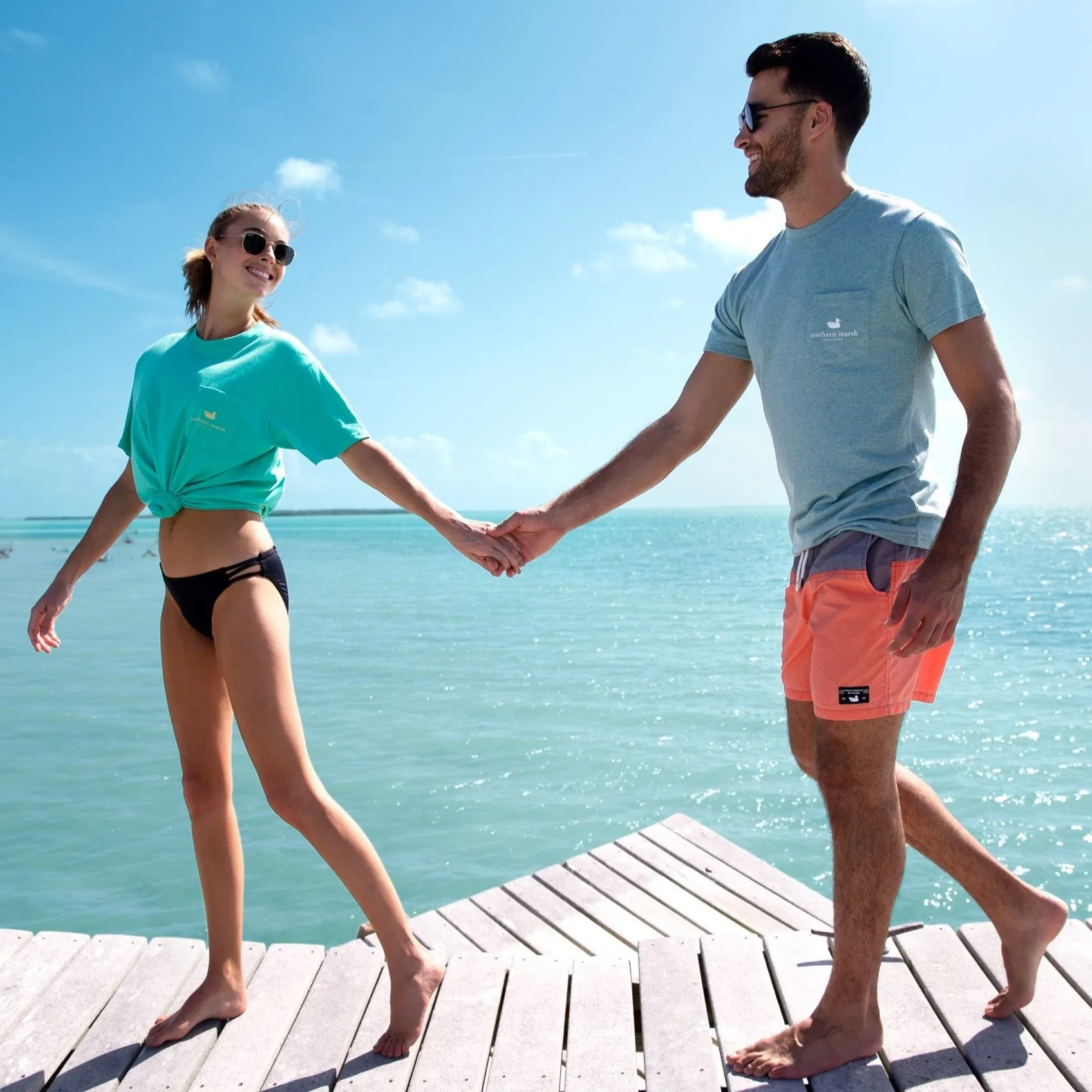 Southern Marsh 21 SEAWASH™ Swim Trunk - Color Block